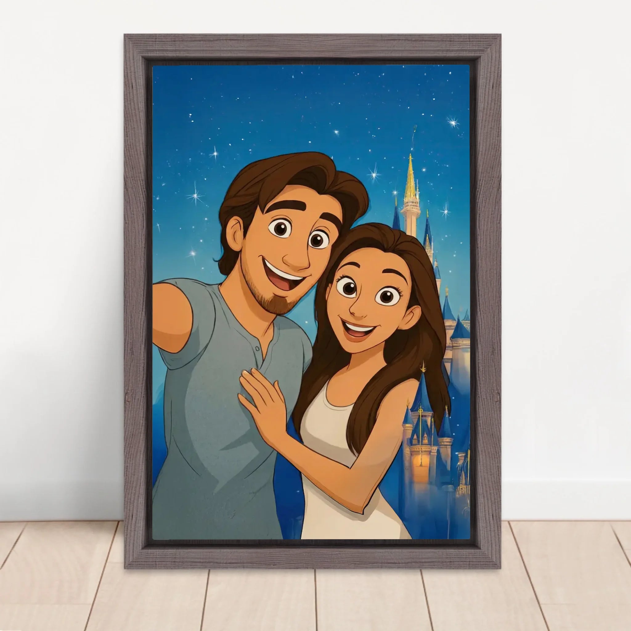 Vertical Framed  Canvas-Oak 2026