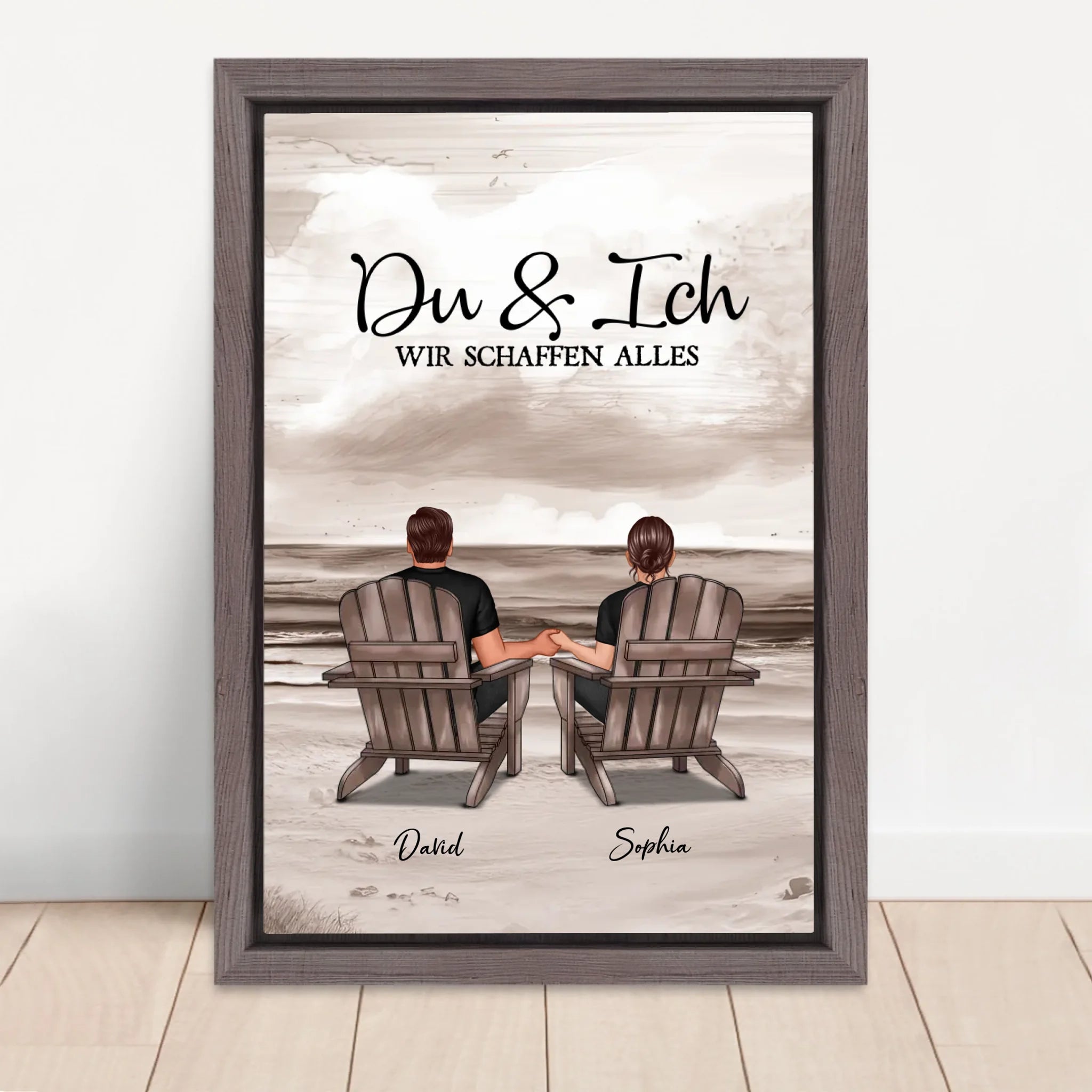 Vertical Framed  Canvas-Oak 2026