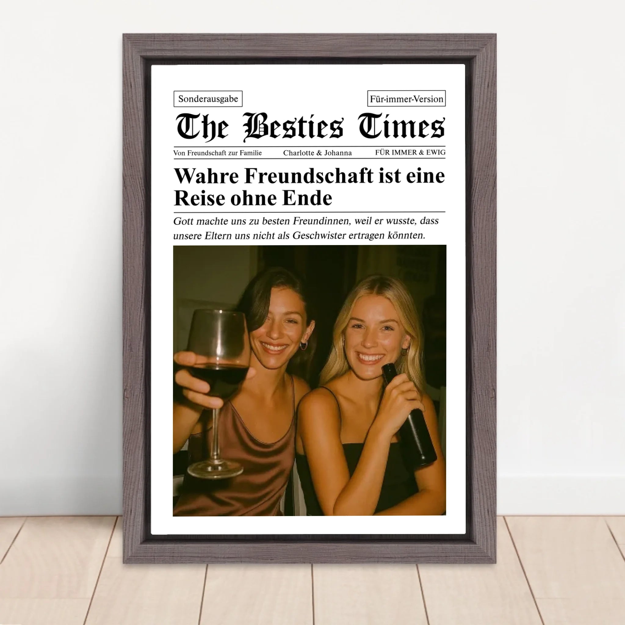 Vertical Framed  Canvas-Oak 2026