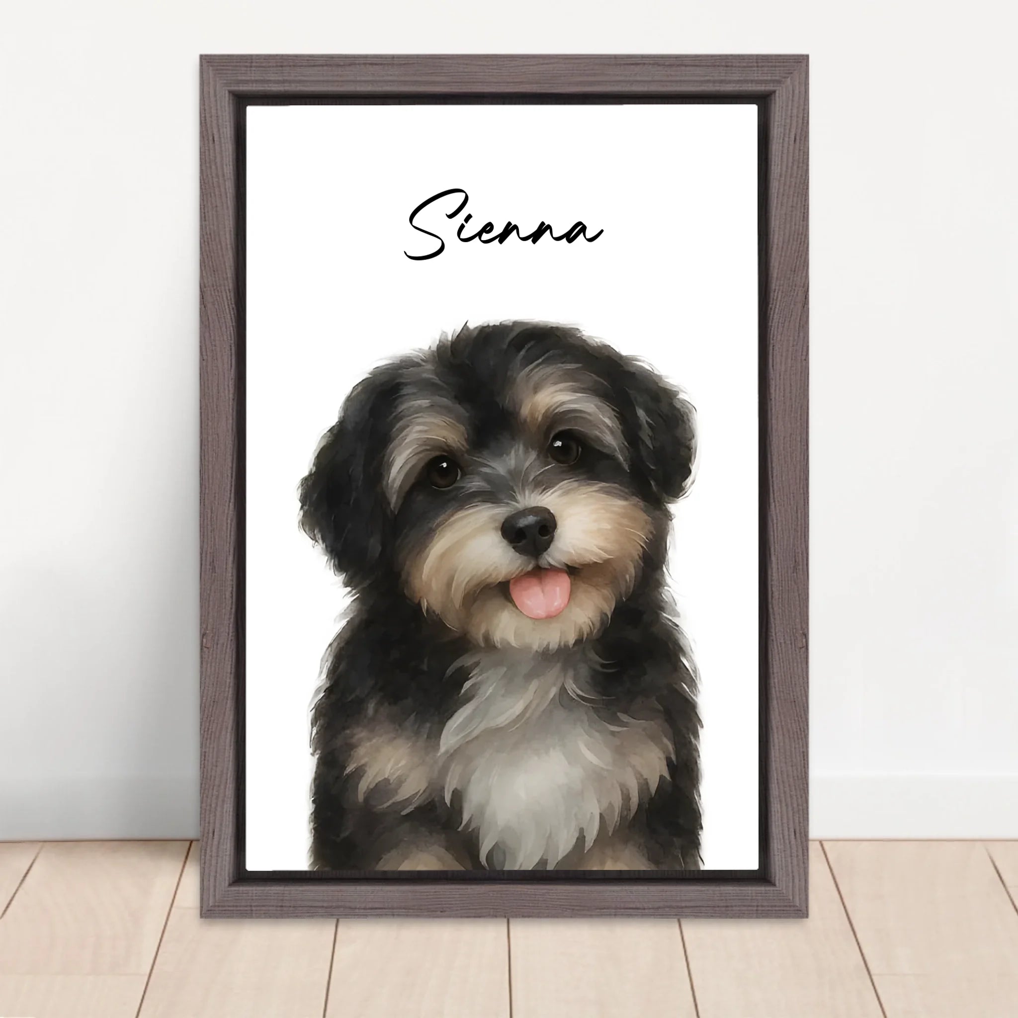 Vertical Framed  Canvas-Oak 2026