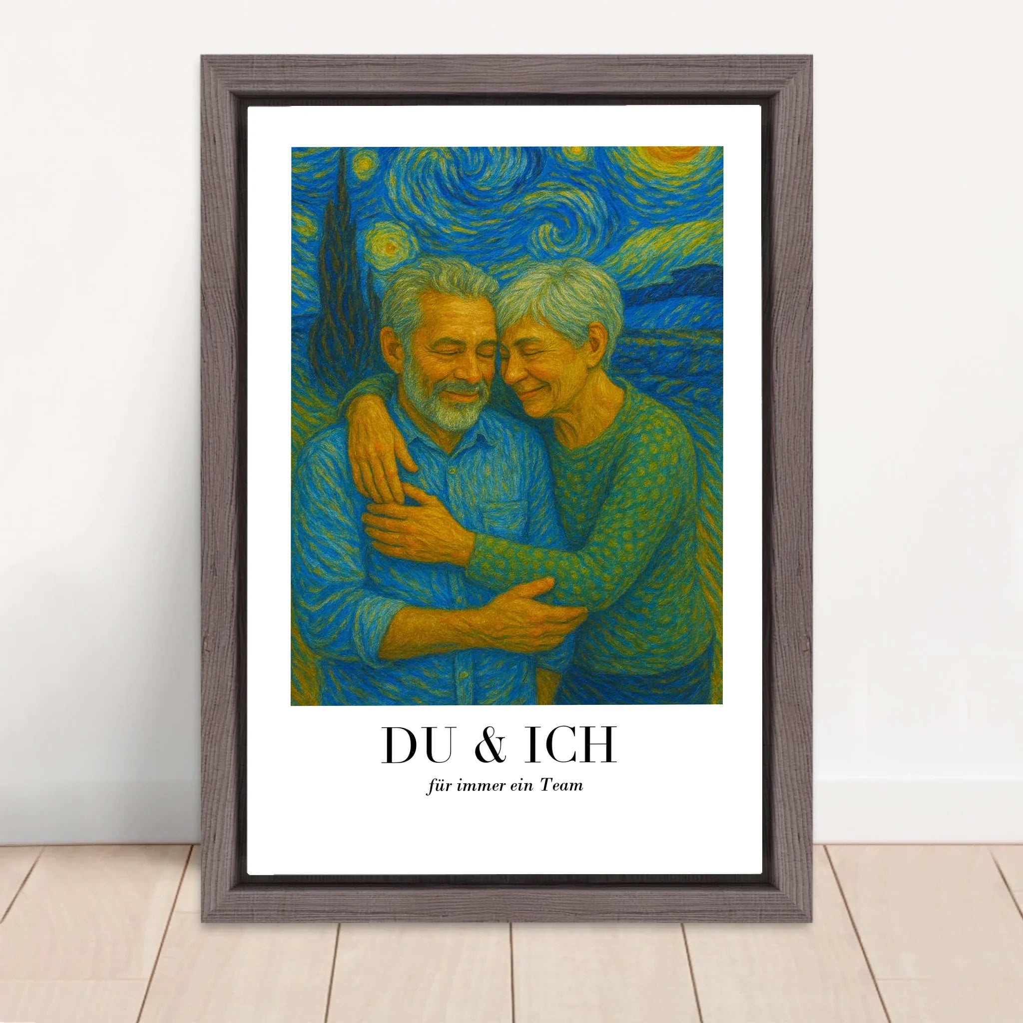 Vertical Framed  Canvas-Oak 2026