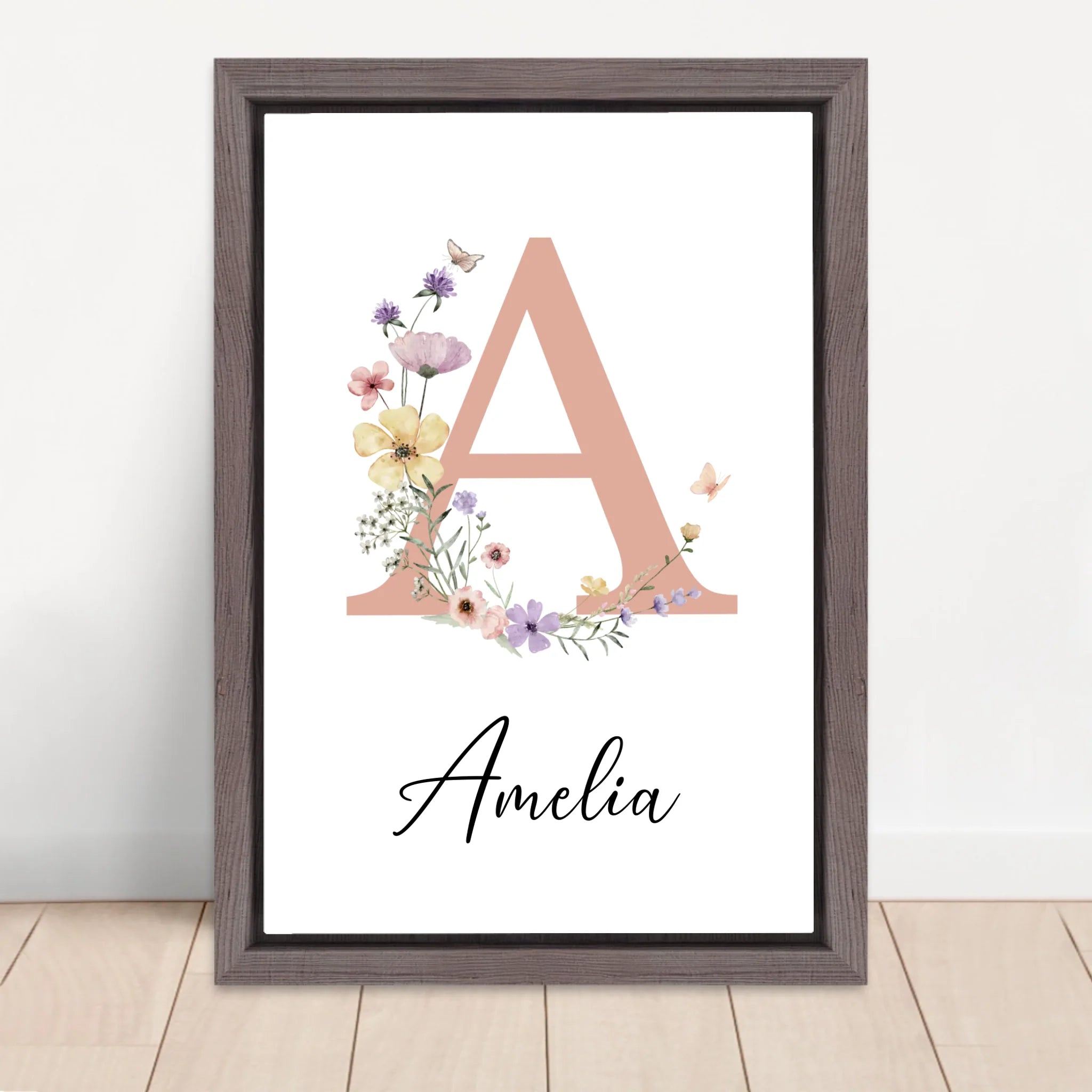 Vertical Framed  Canvas-Oak 2026