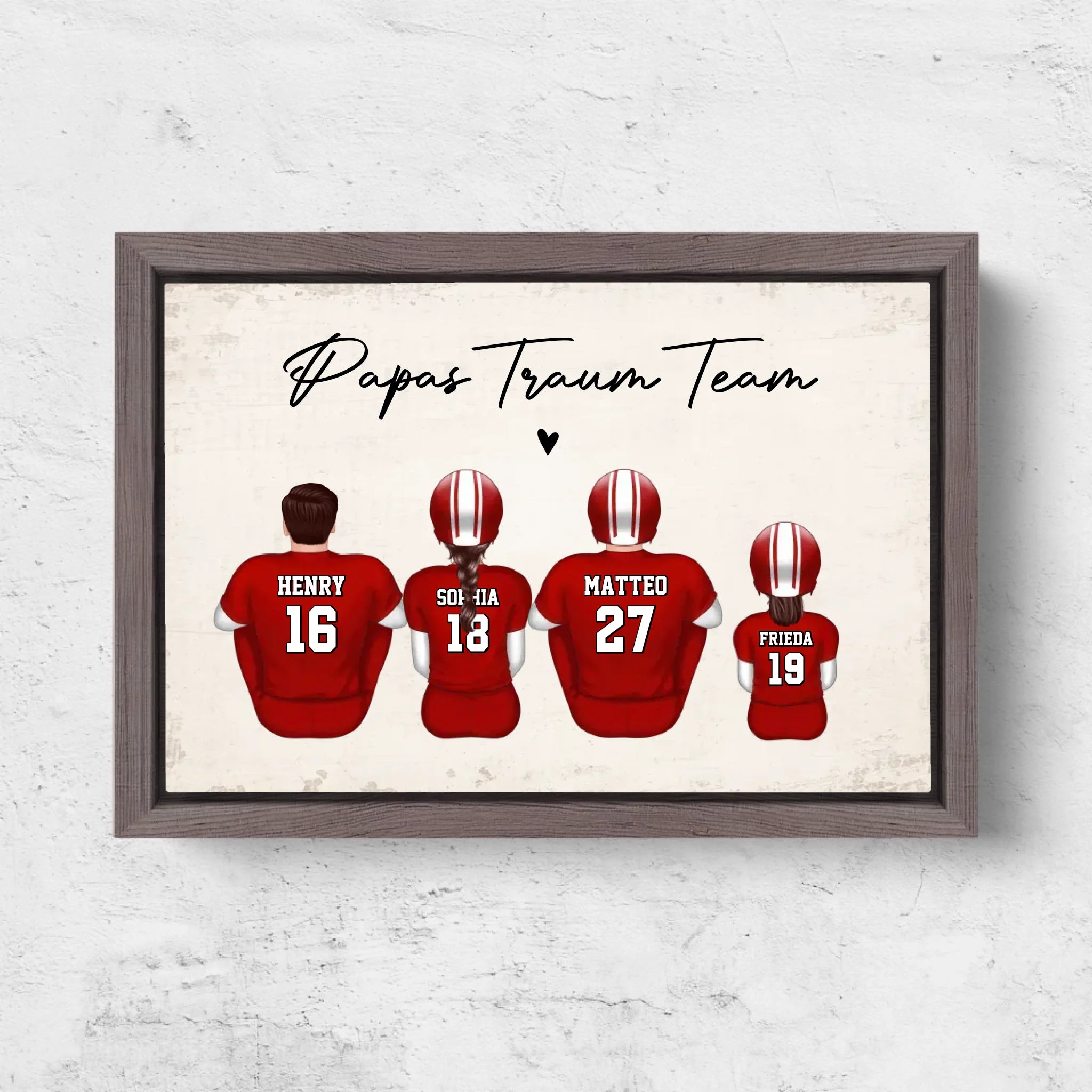 Horizontal Framd Canvas-Ovak