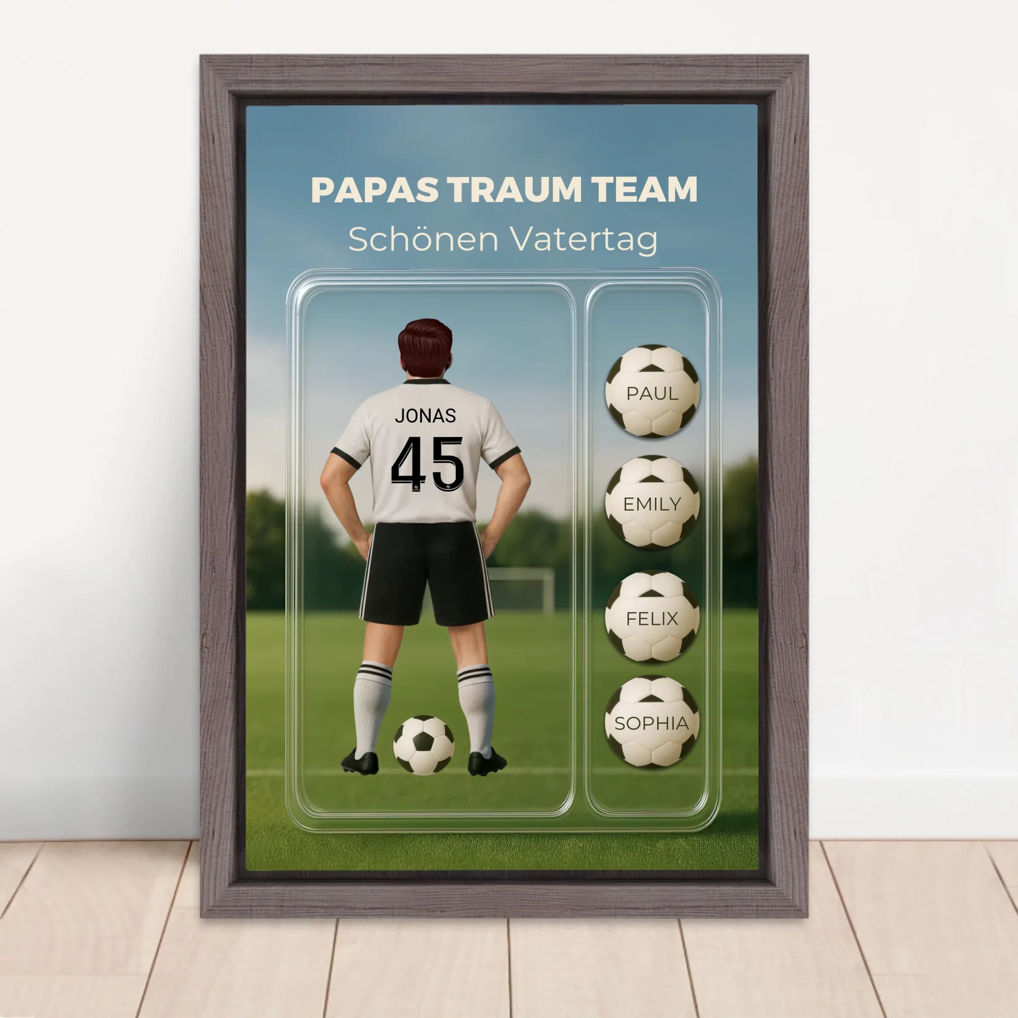 Vertical Framed  Canvas-Oak 2026