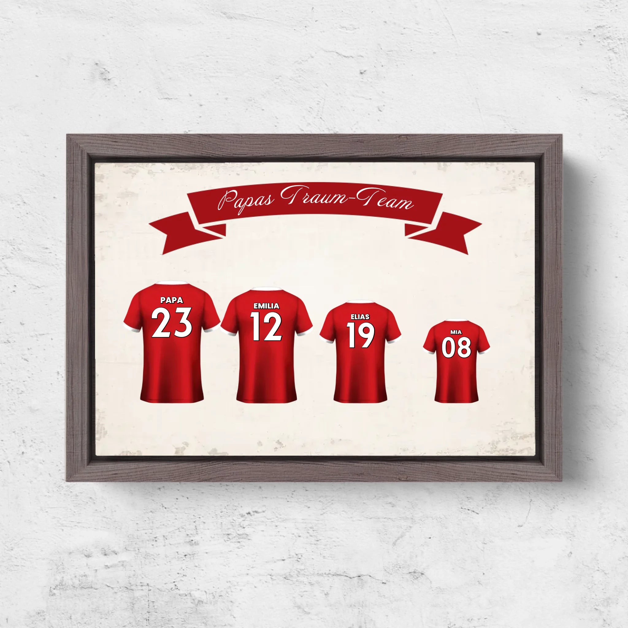 Horizontal Framd Canvas-Ovak