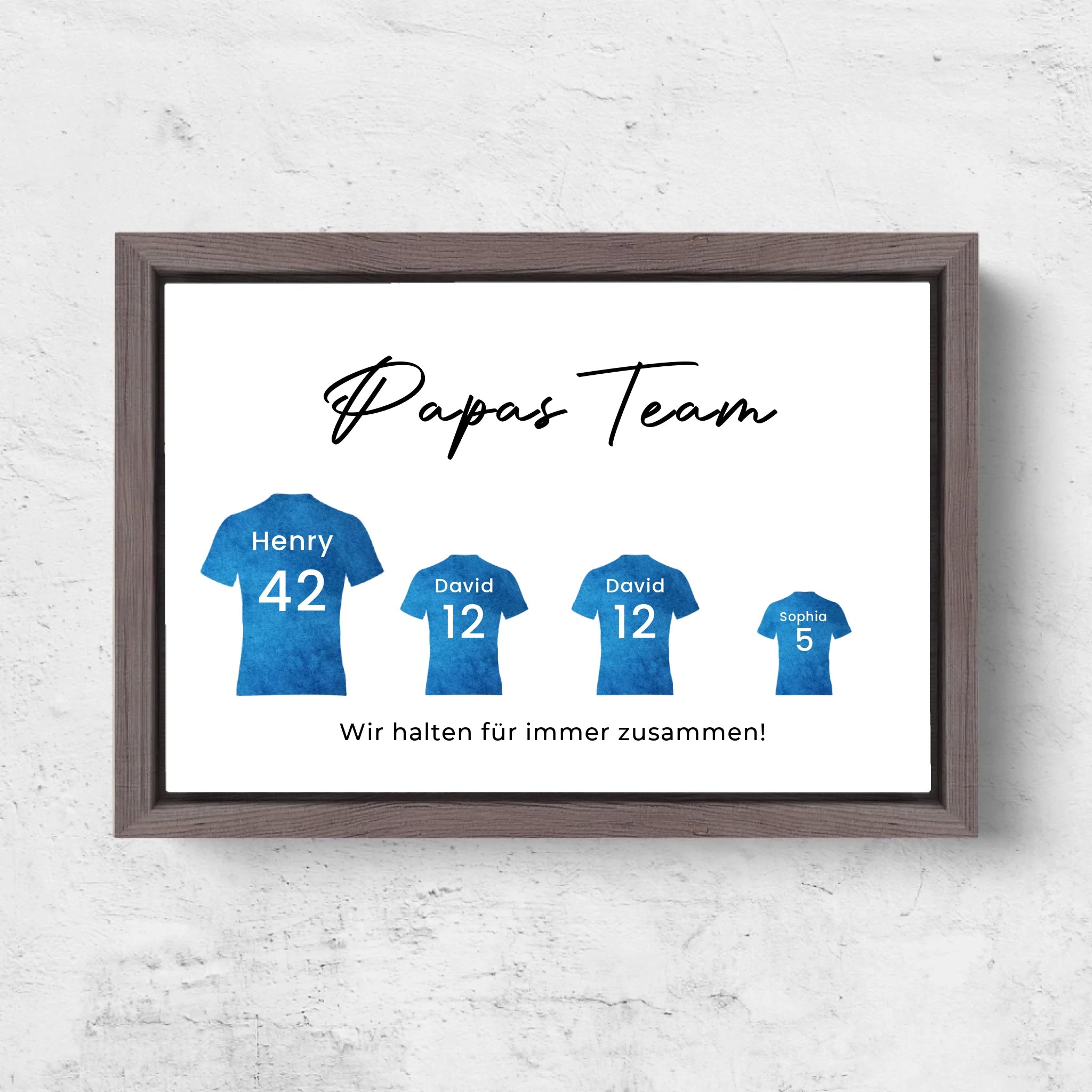 Horizontal Framd Canvas-Ovak