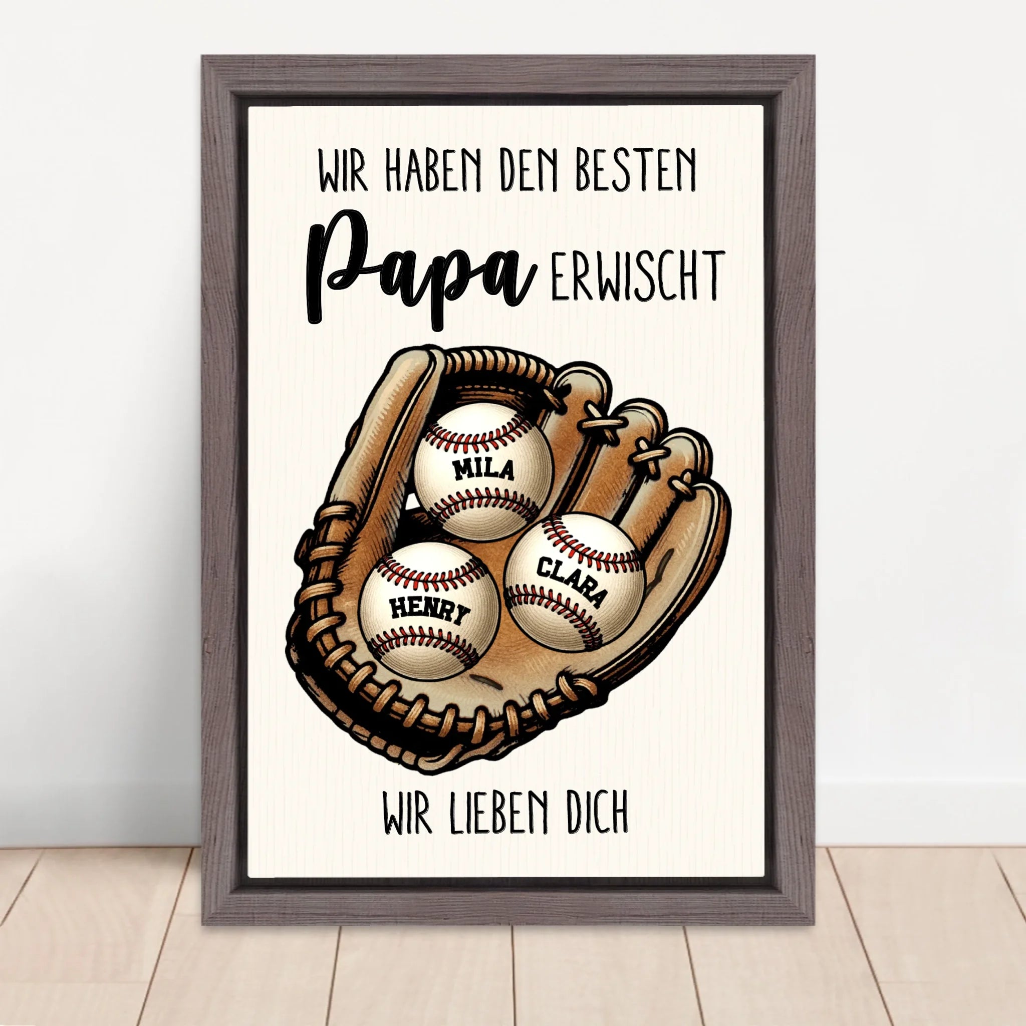 Vertical Framed  Canvas-Oak 2026