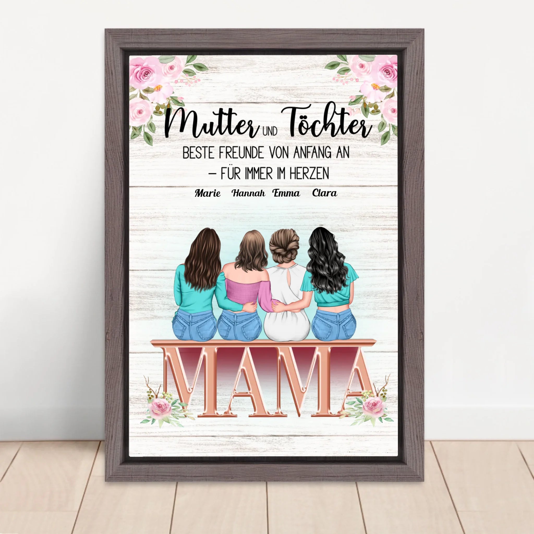 Vertical Framed  Canvas-Oak 2026