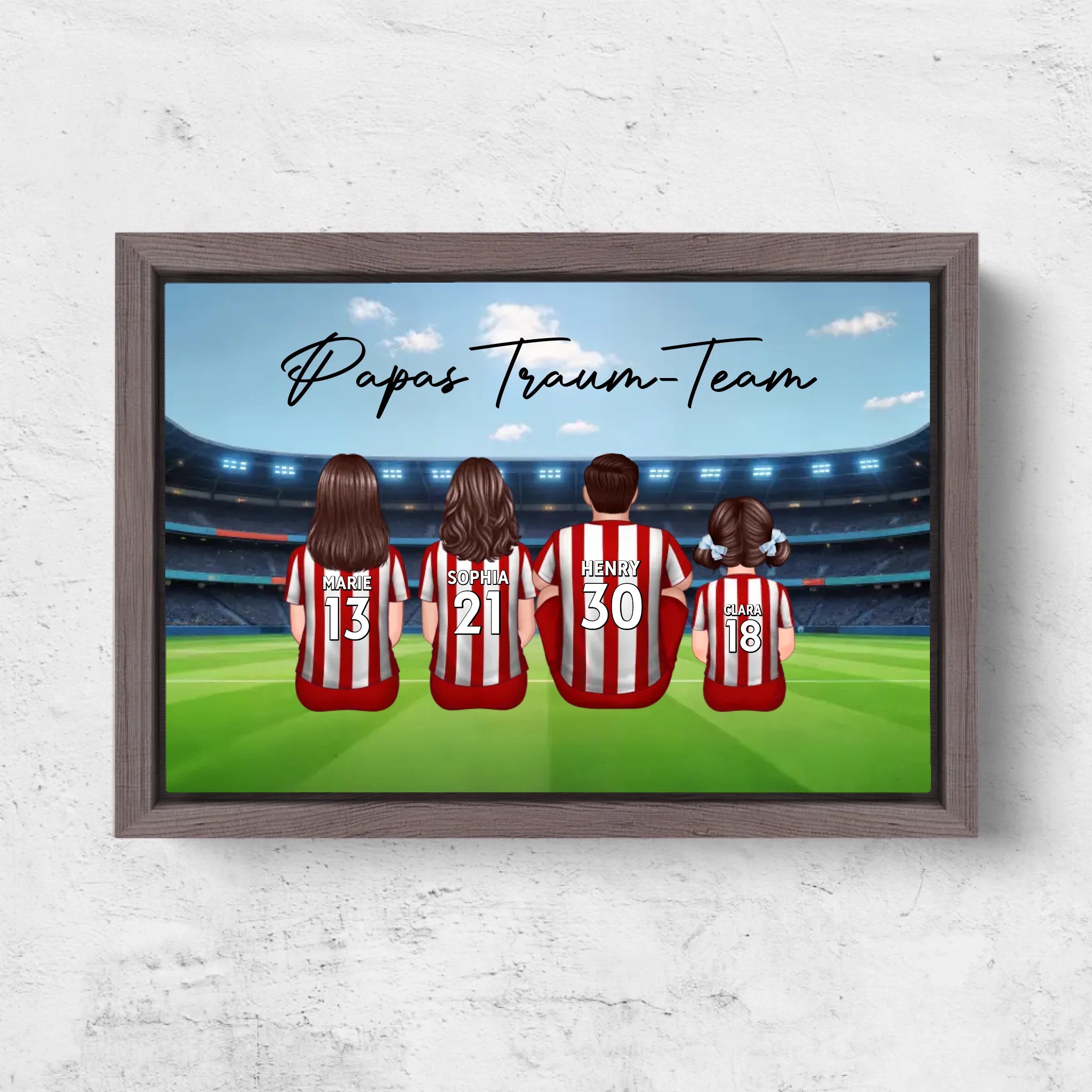 Horizontal Framd Canvas-Ovak