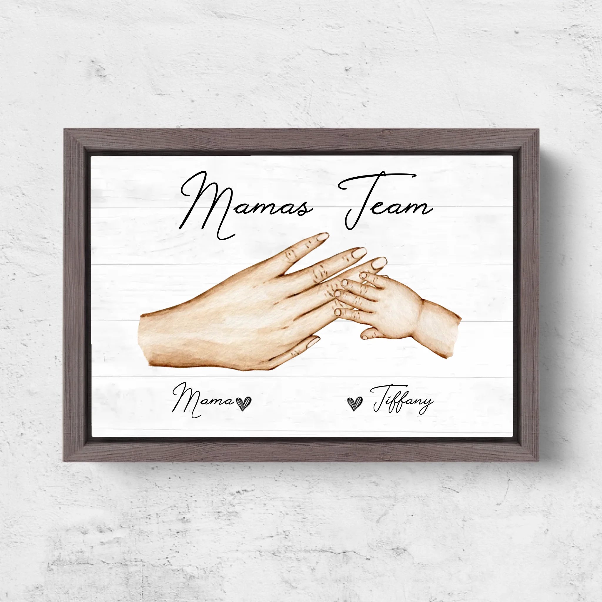 Horizontal Framd Canvas-Ovak