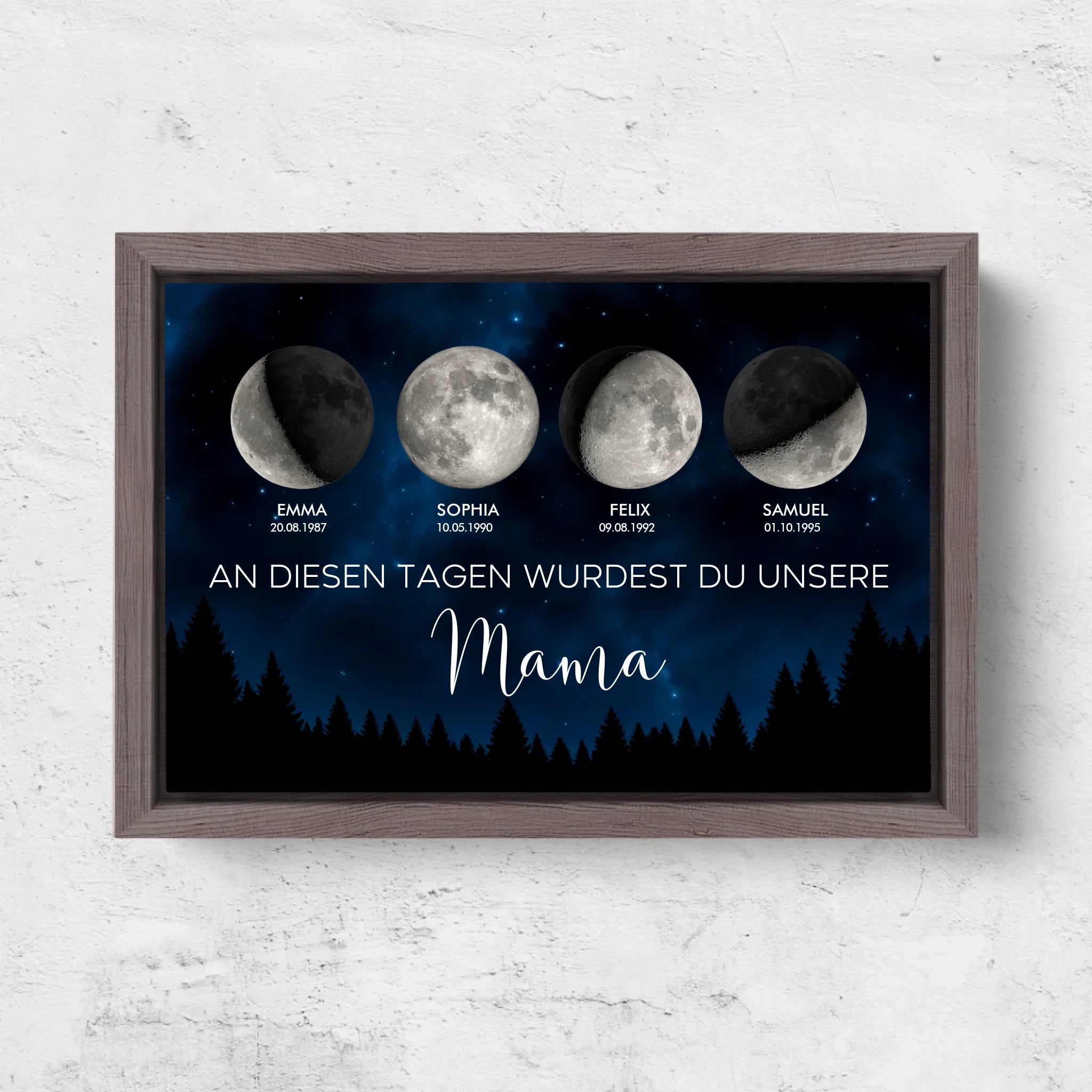 Horizontal Framd Canvas-Ovak