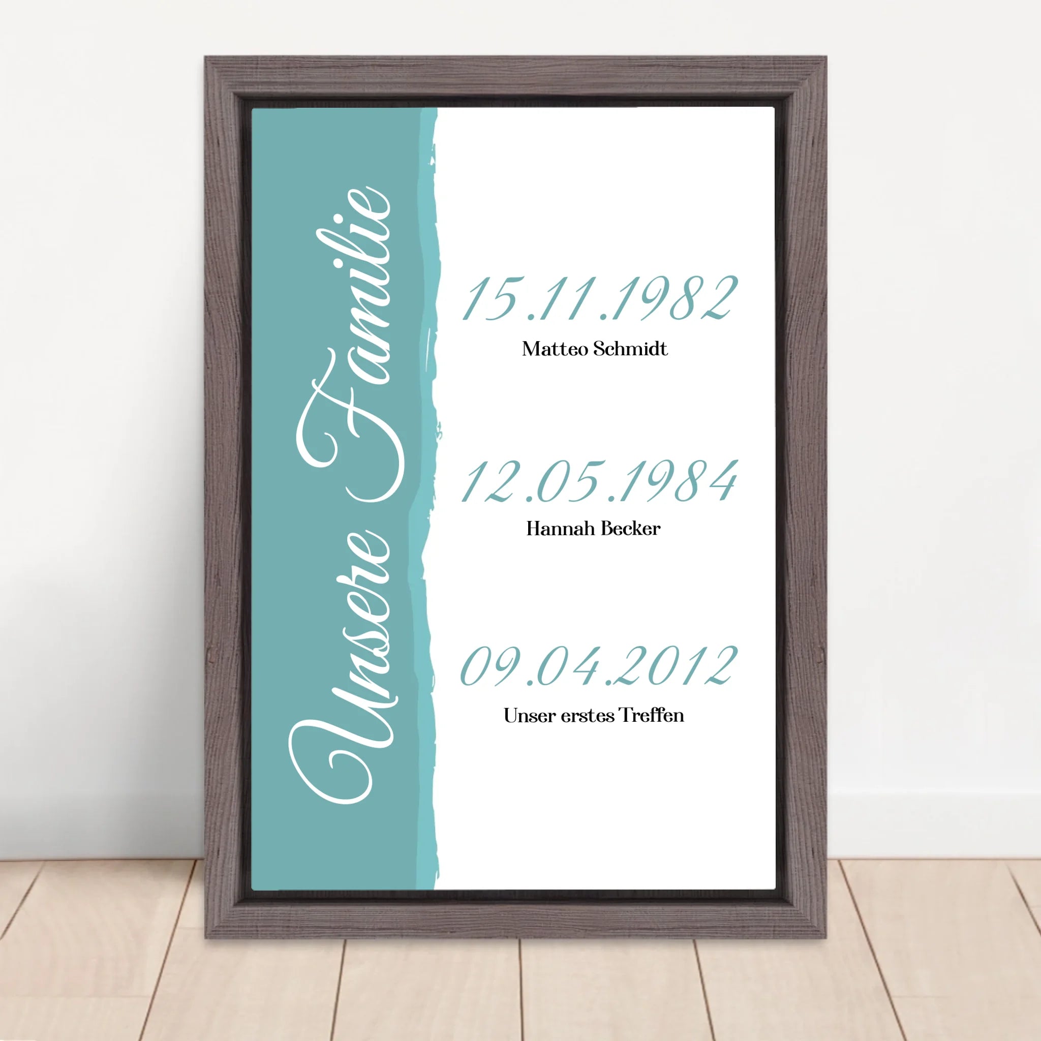 Vertical Framed  Canvas-Oak 2026