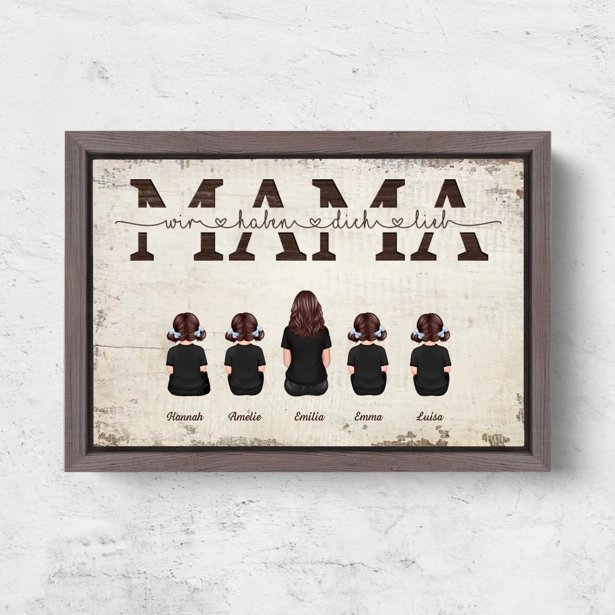 Horizontal Framd Canvas-Ovak