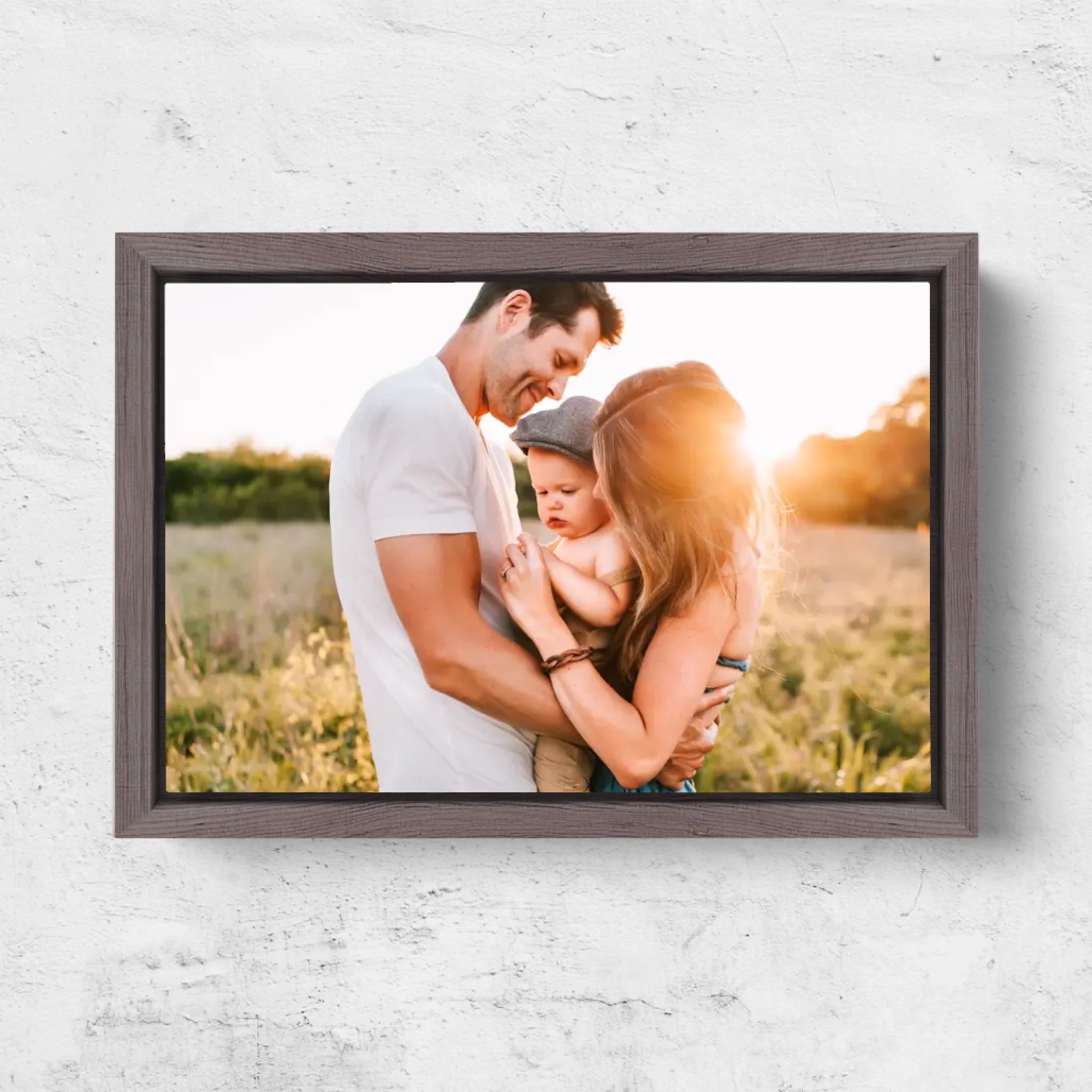 Horizontal Framd Canvas-Ovak