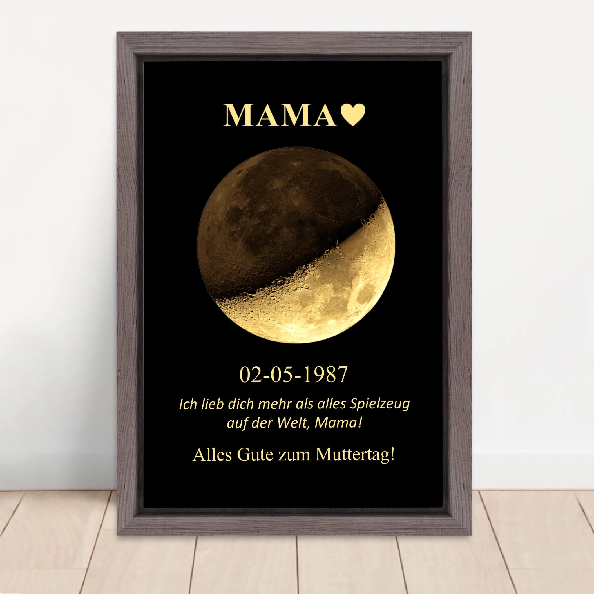 Vertical Framed  Canvas-Oak 2026