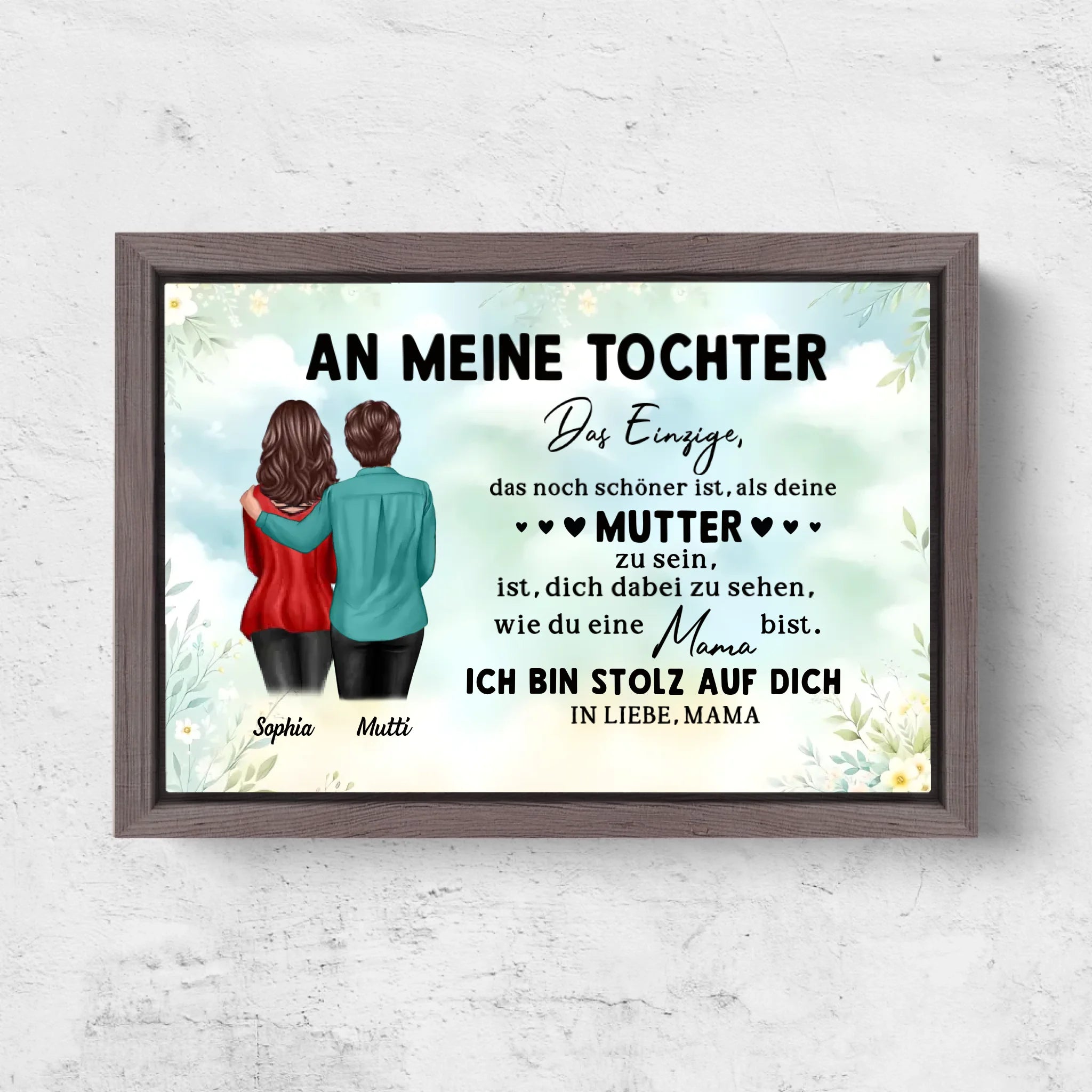 Horizontal Framd Canvas-Ovak