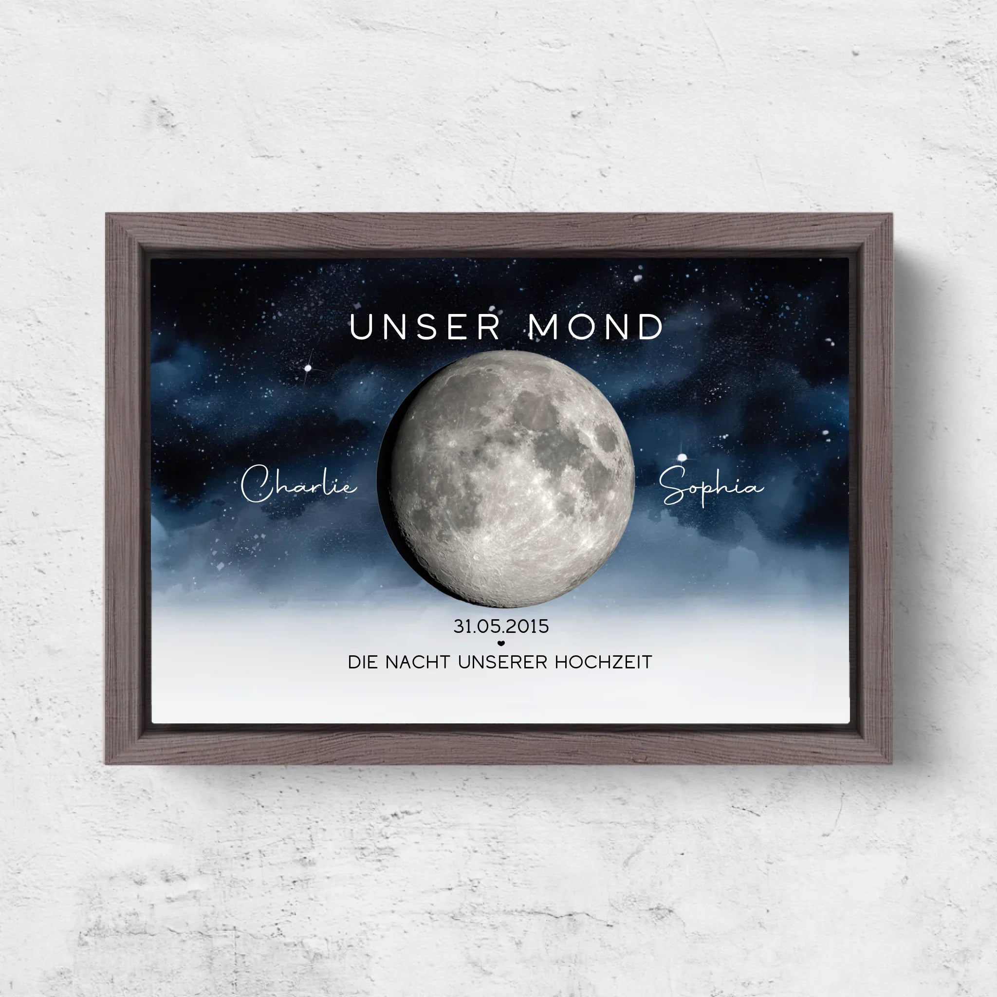 Horizontal Framd Canvas-Ovak