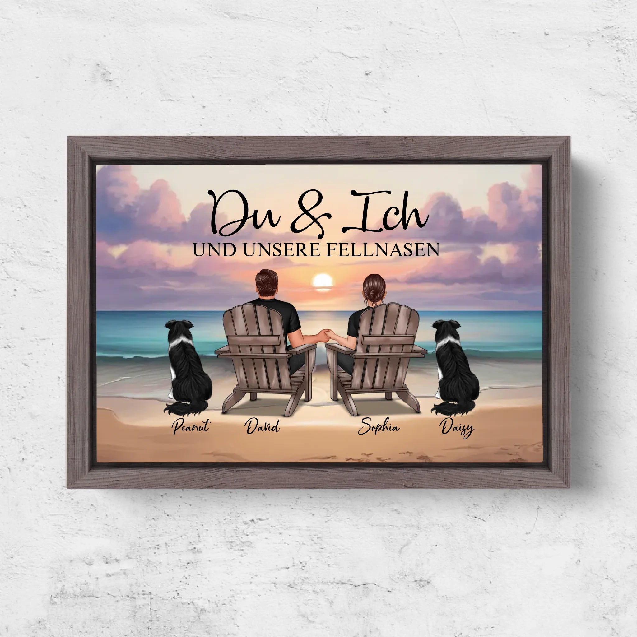 Horizontal Framd Canvas-Ovak