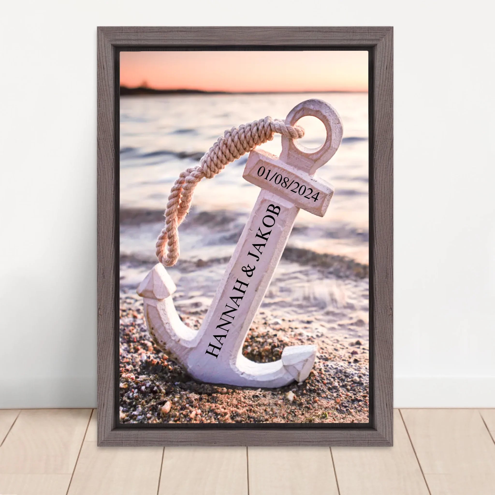 Vertical Framed  Canvas-Oak 2026