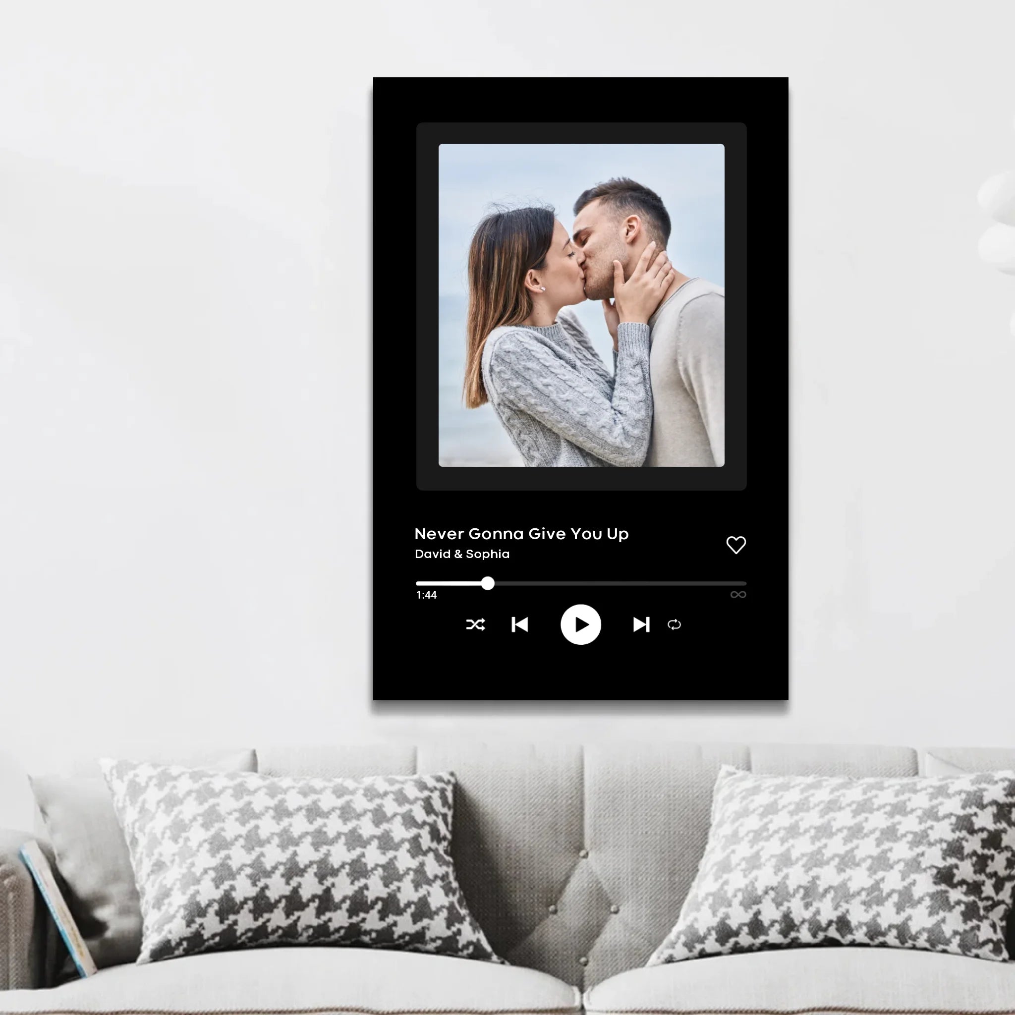 Personalisierte Leinwand "Musik Cover"