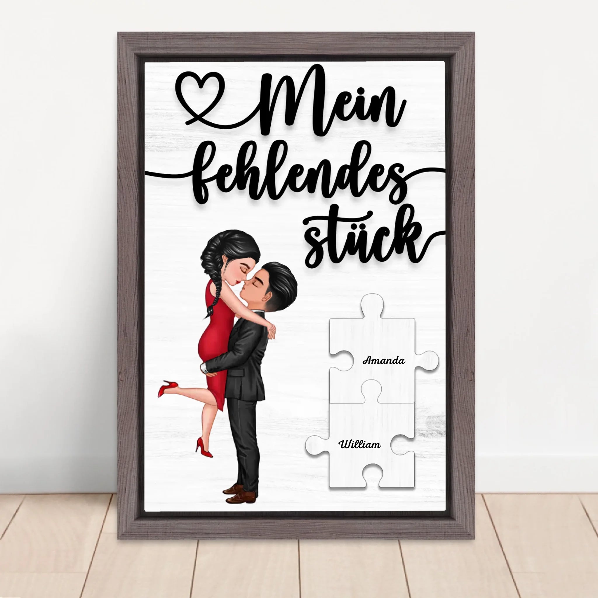 Vertical Framed  Canvas-Oak 2026