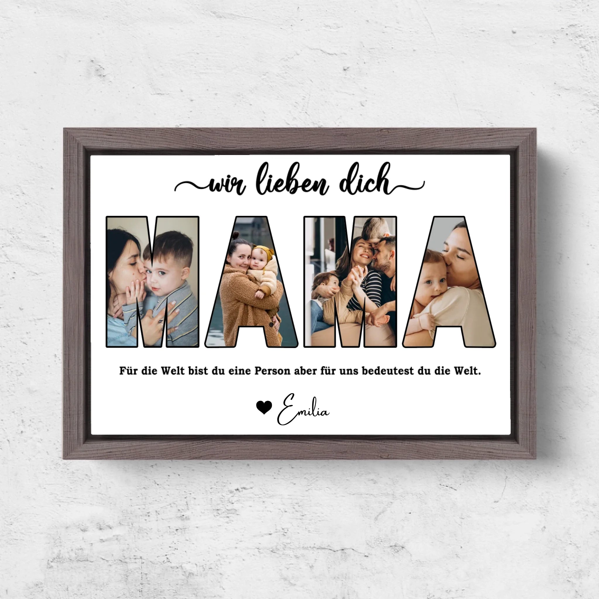 Horizontal Framd Canvas-Ovak