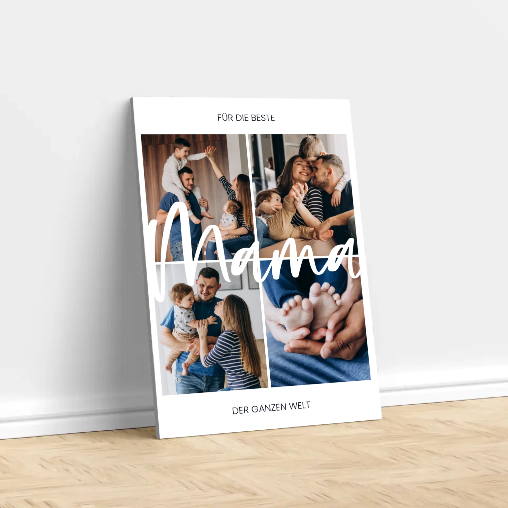 Personalisierte Leinwand "Für die beste Mama der Welt"