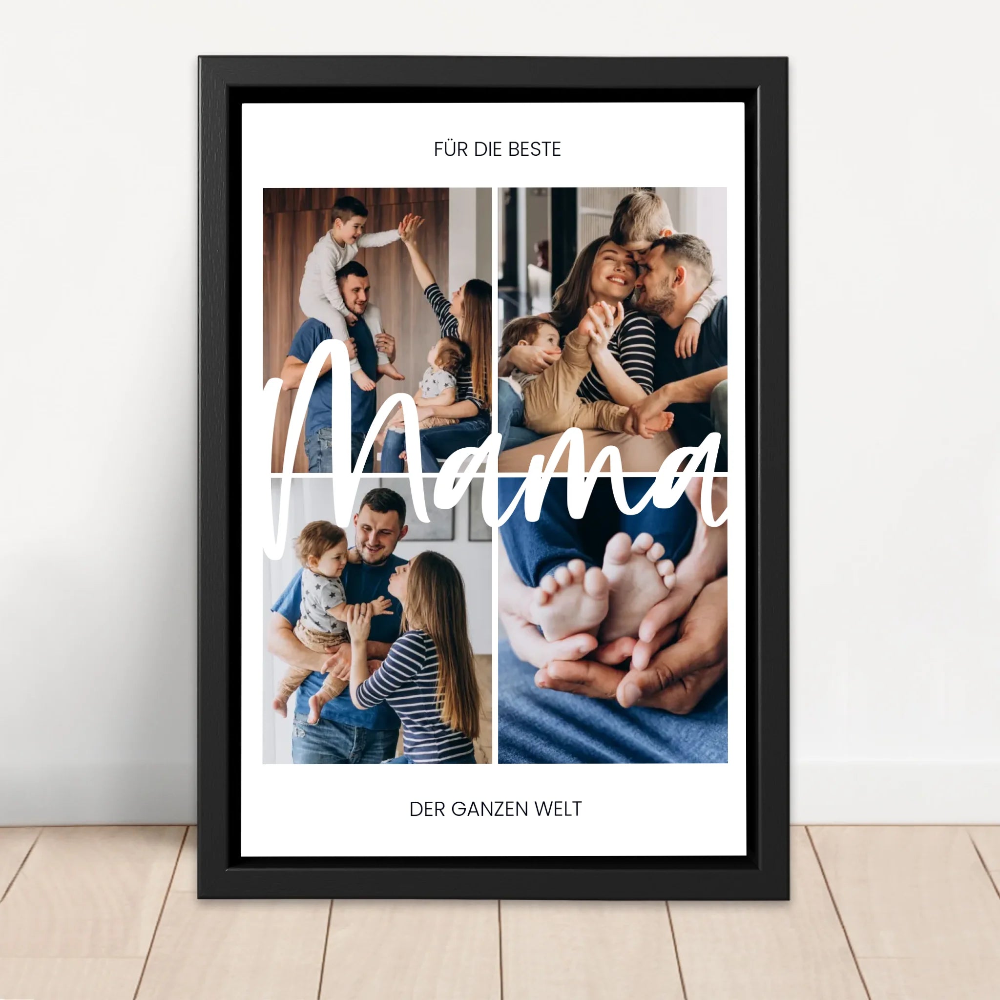 Personalisierte Leinwand "Für die beste Mama der Welt"
