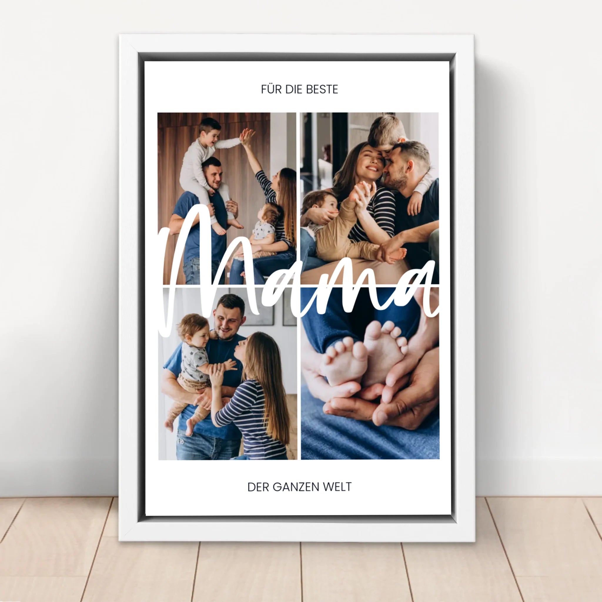 Personalisierte Leinwand "Für die beste Mama der Welt"