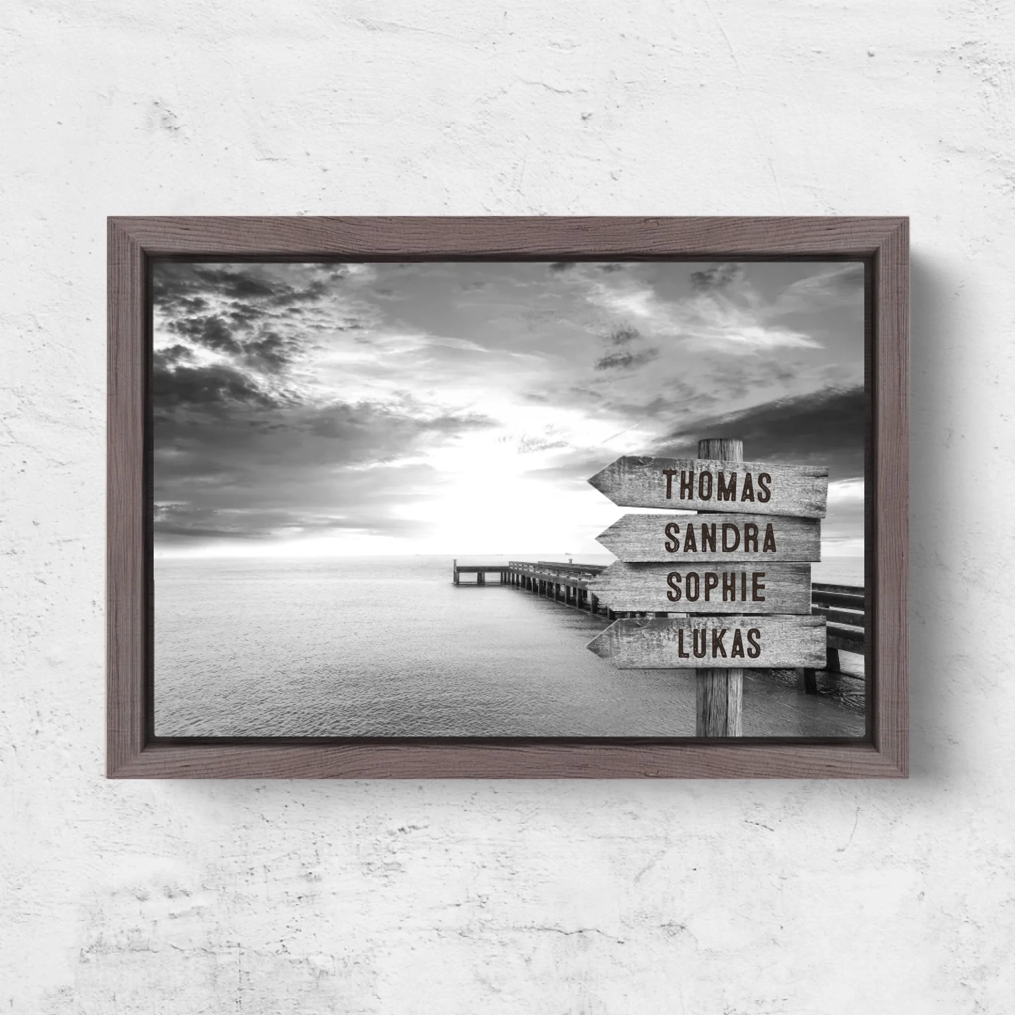 Horizontal Framd Canvas-Ovak