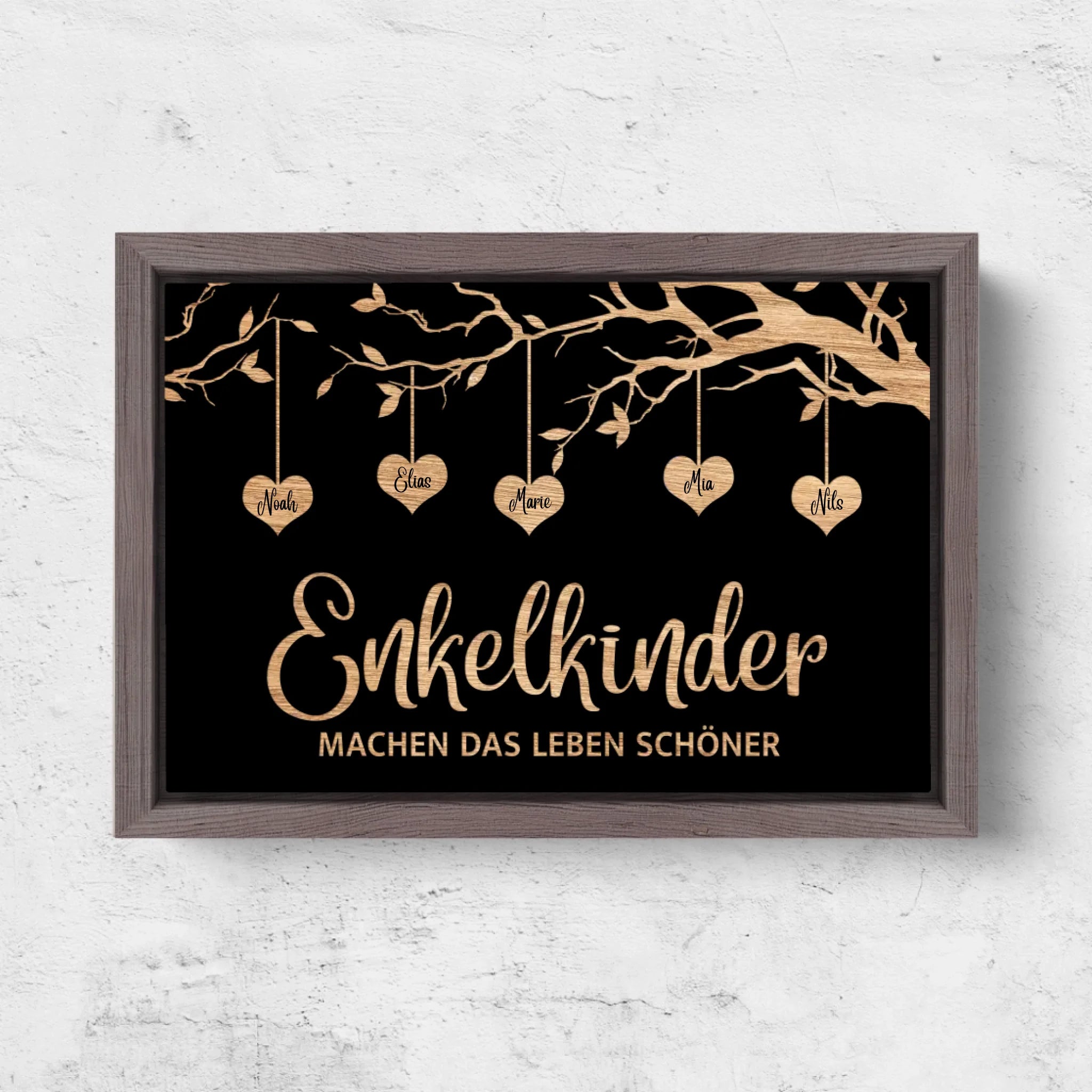 Horizontal Framd Canvas-Ovak