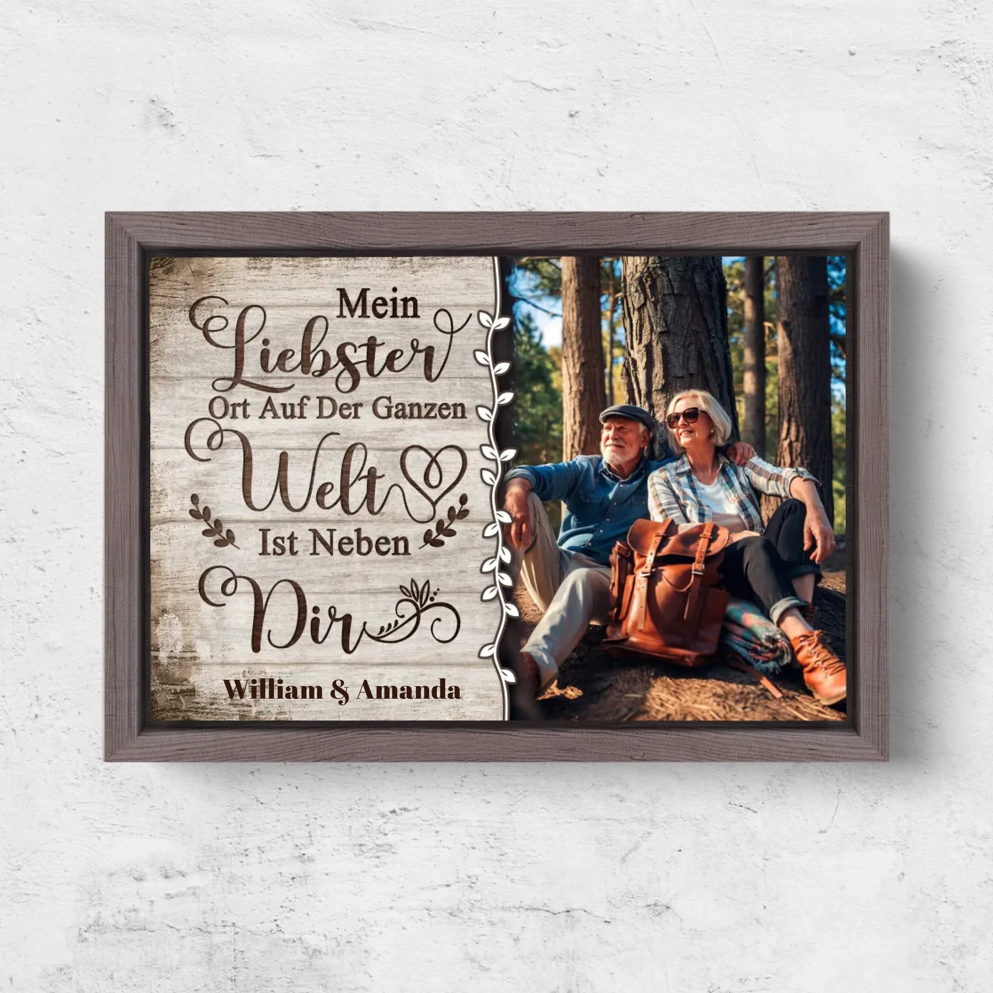 Horizontal Framd Canvas-Ovak