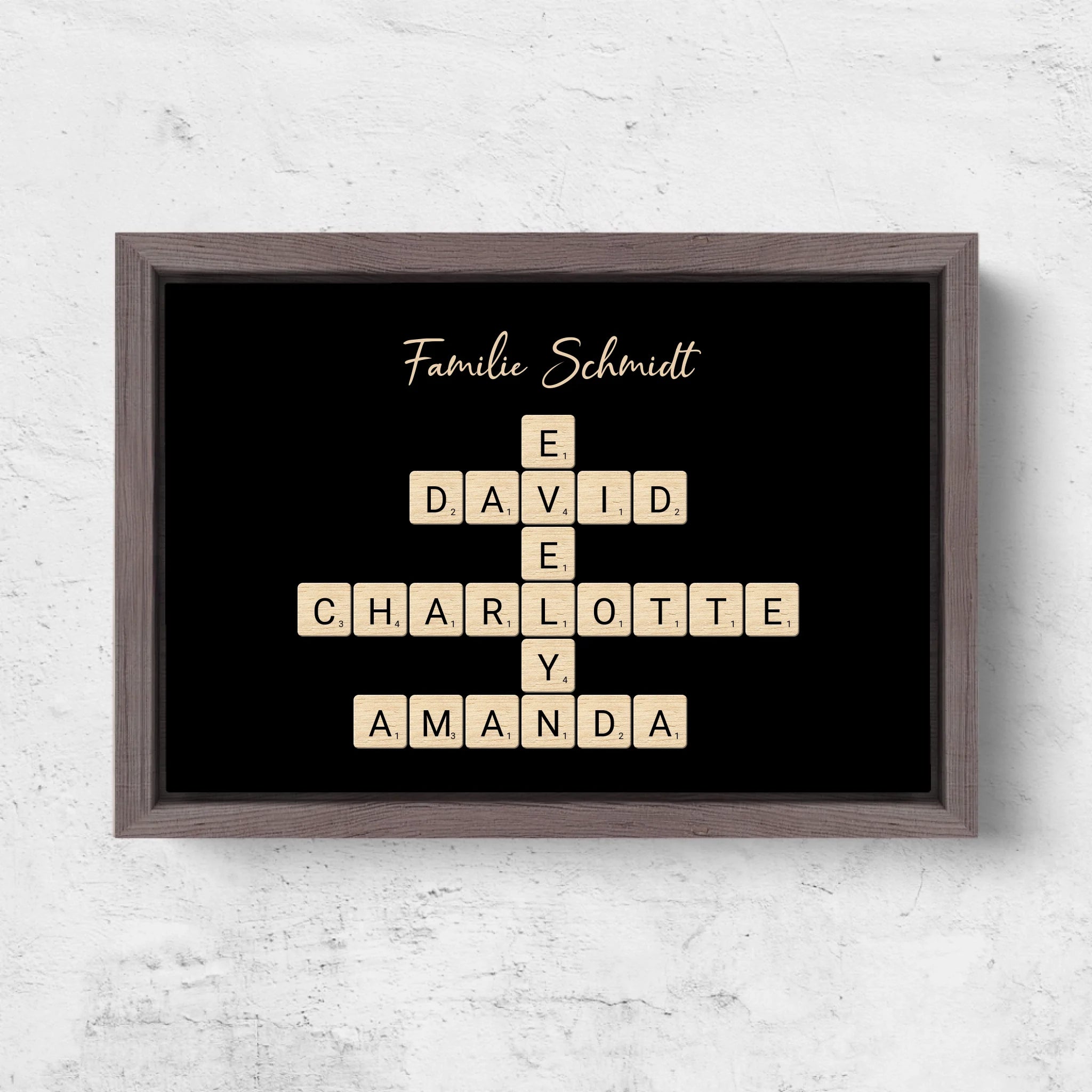 Horizontal Framd Canvas-Ovak