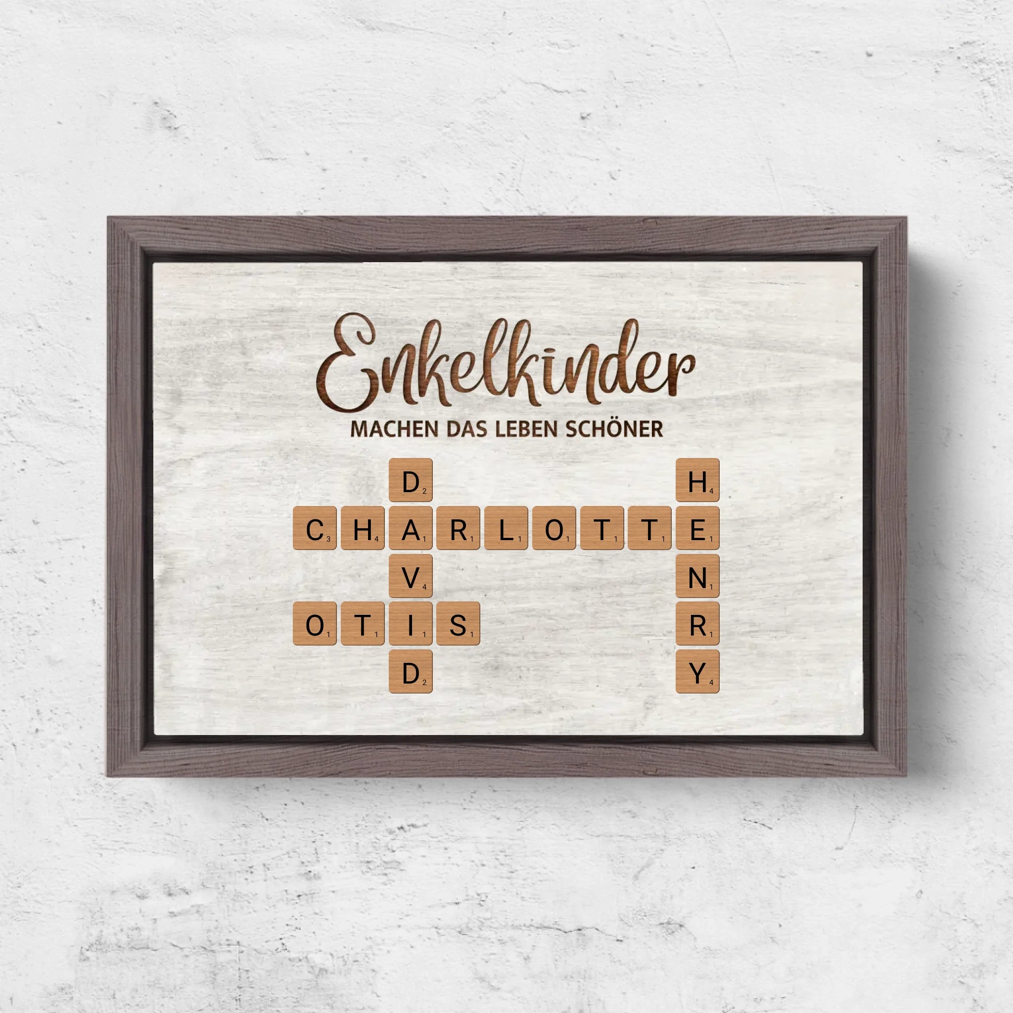 Horizontal Framd Canvas-Ovak