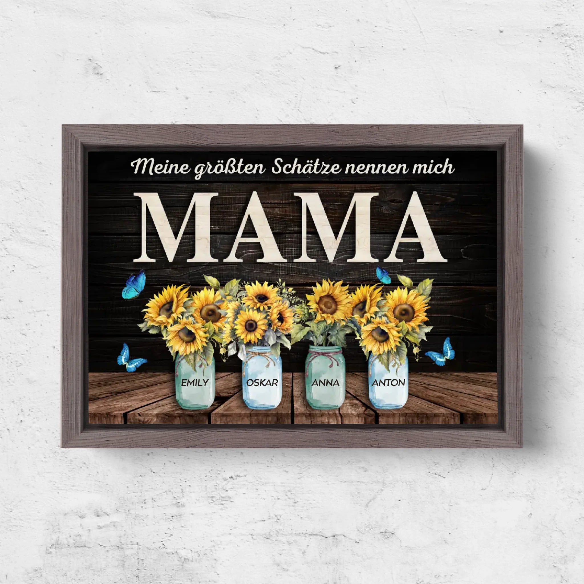 Horizontal Framd Canvas-Ovak