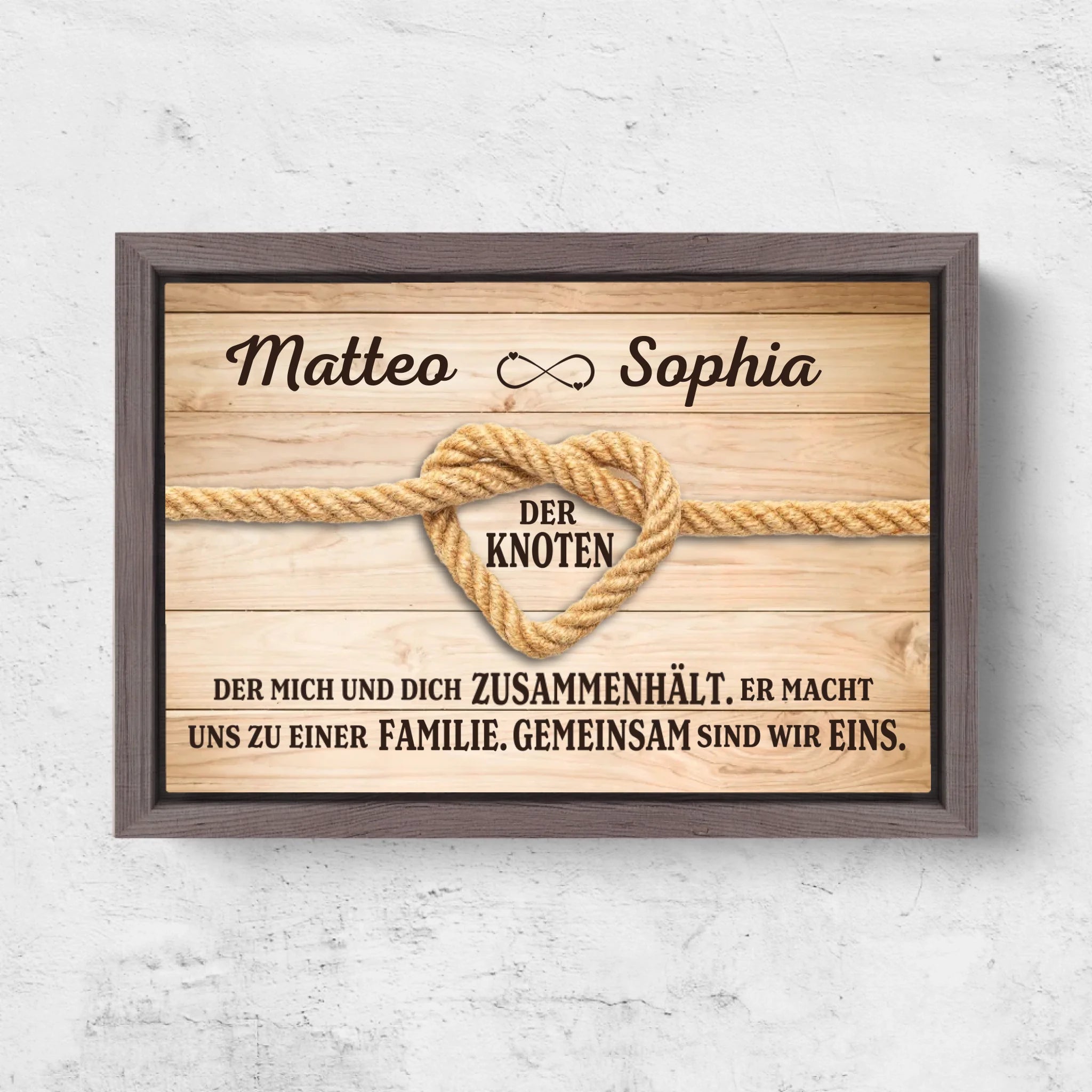 Horizontal Framd Canvas-Ovak