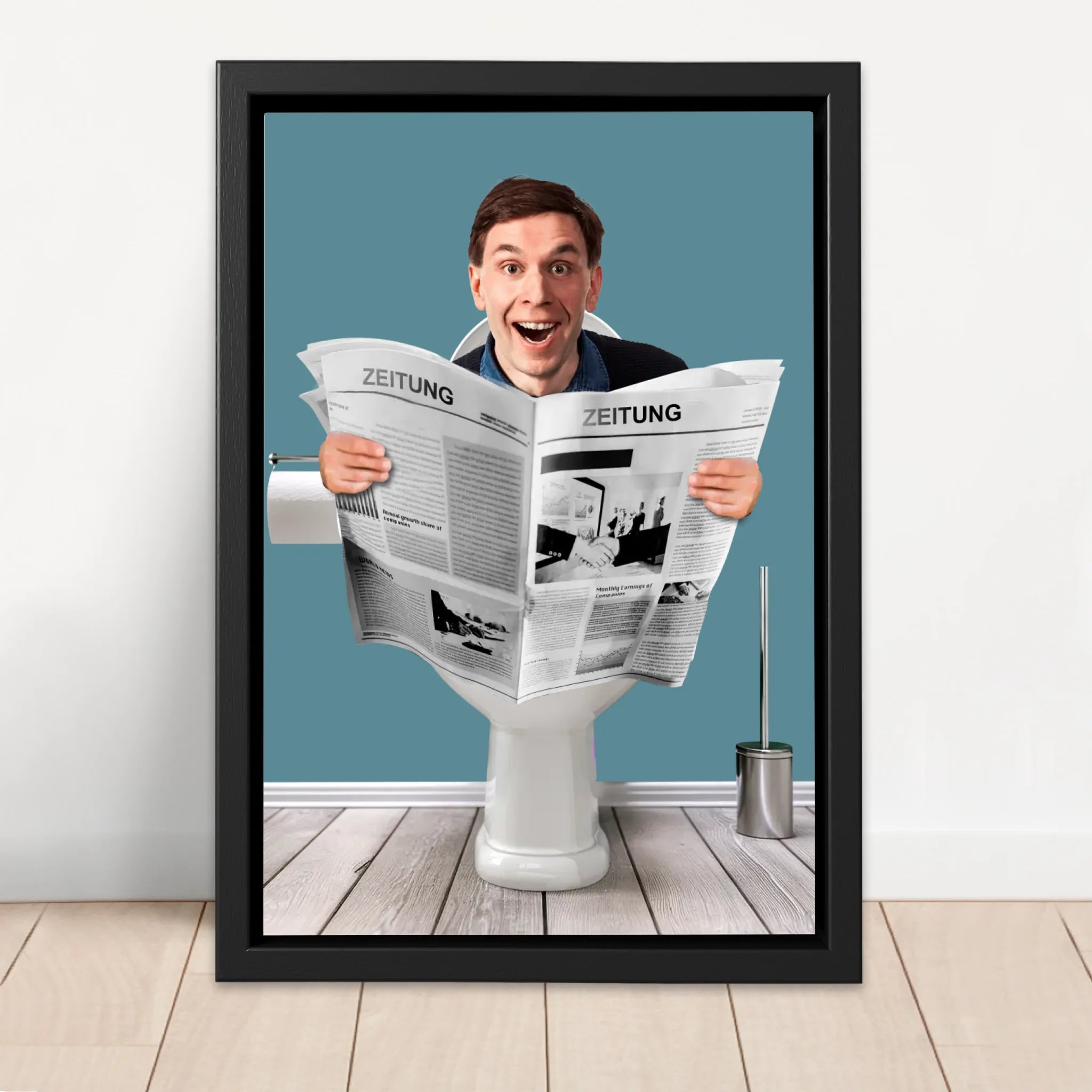 Personalisierte Leinwand "Wichtige Sitzpause"