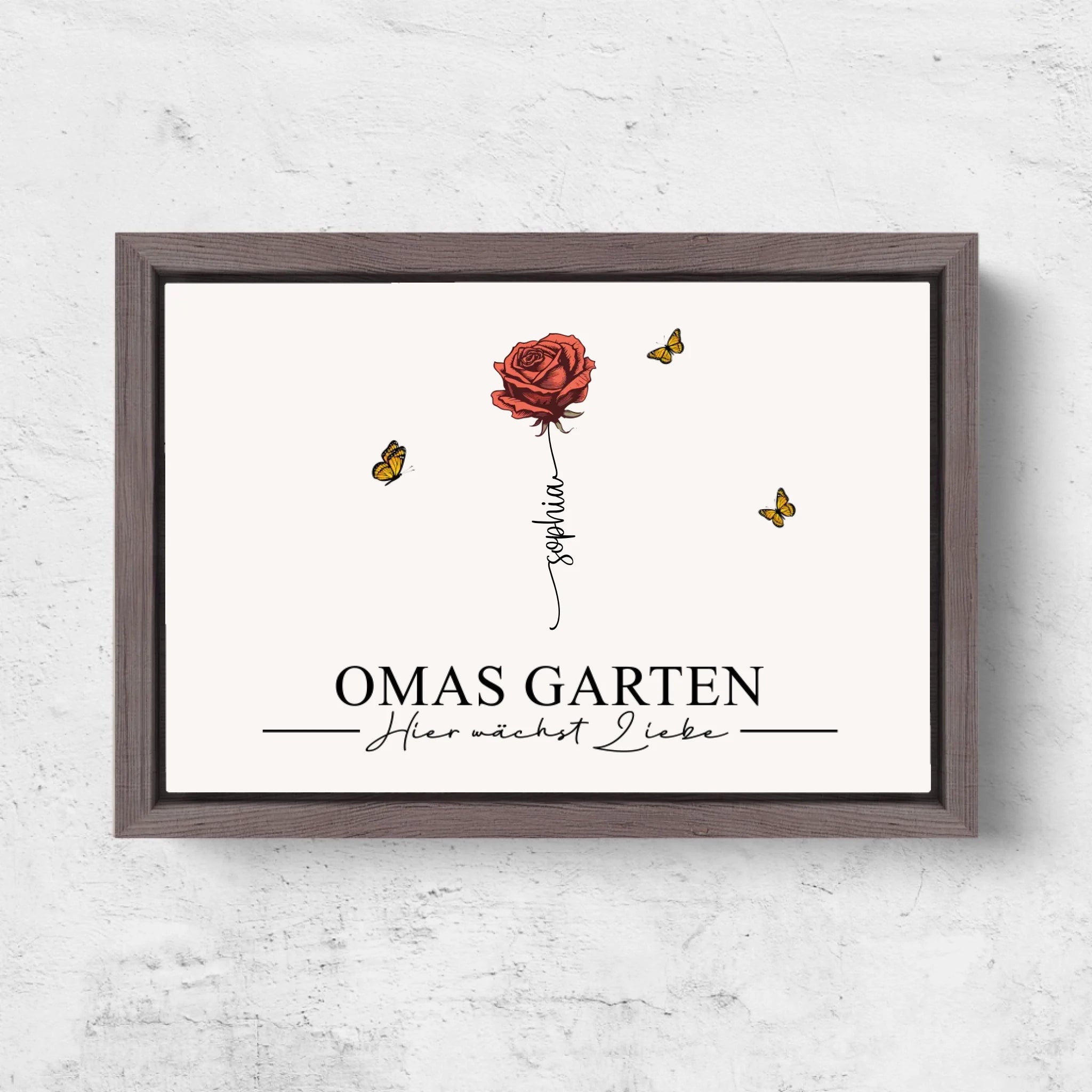 Horizontal Framd Canvas-Ovak