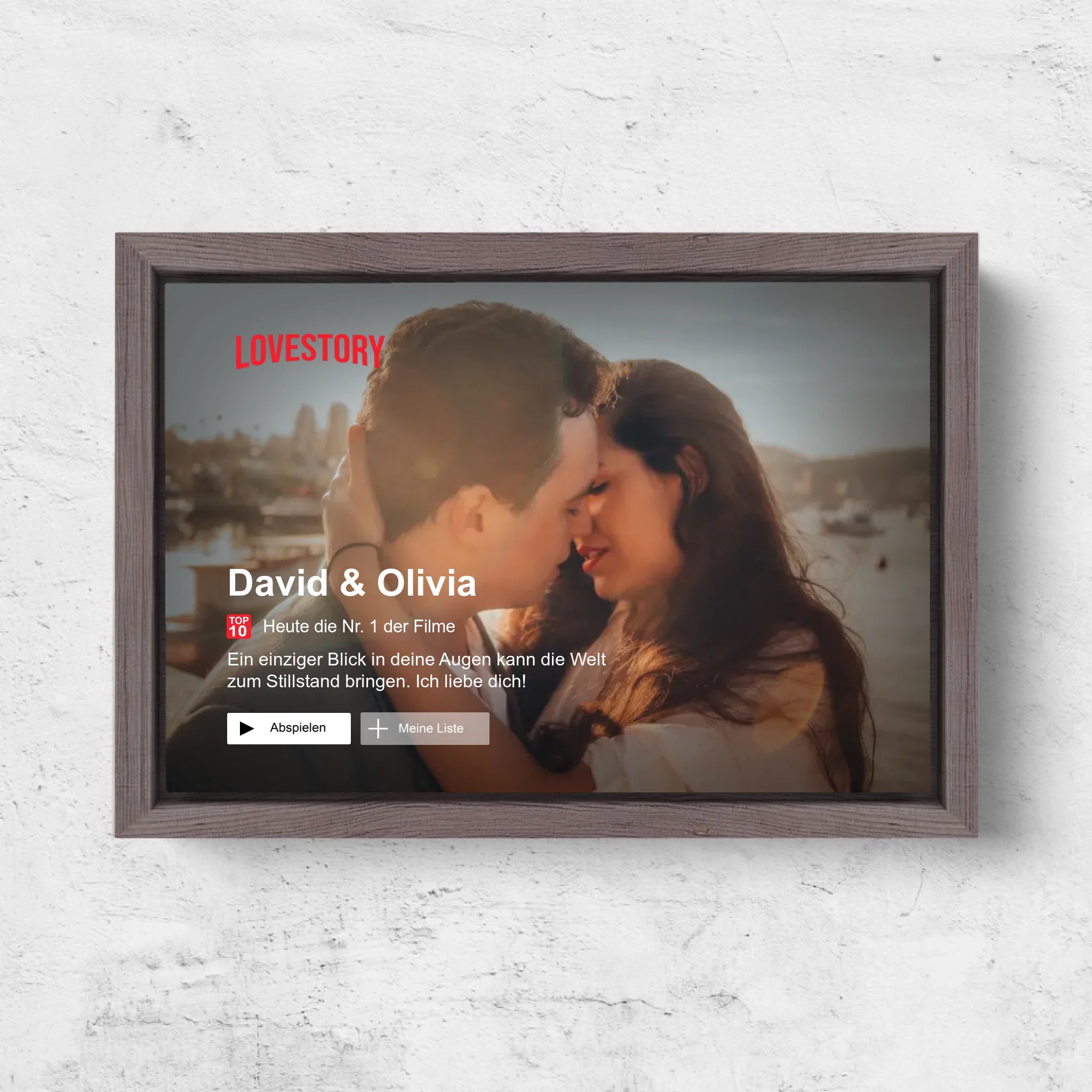 Horizontal Framd Canvas-Ovak