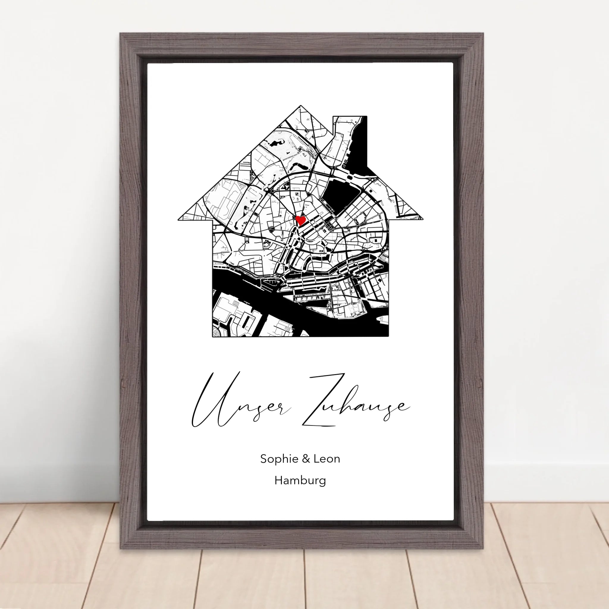 Vertical Framed  Canvas-Oak 2026