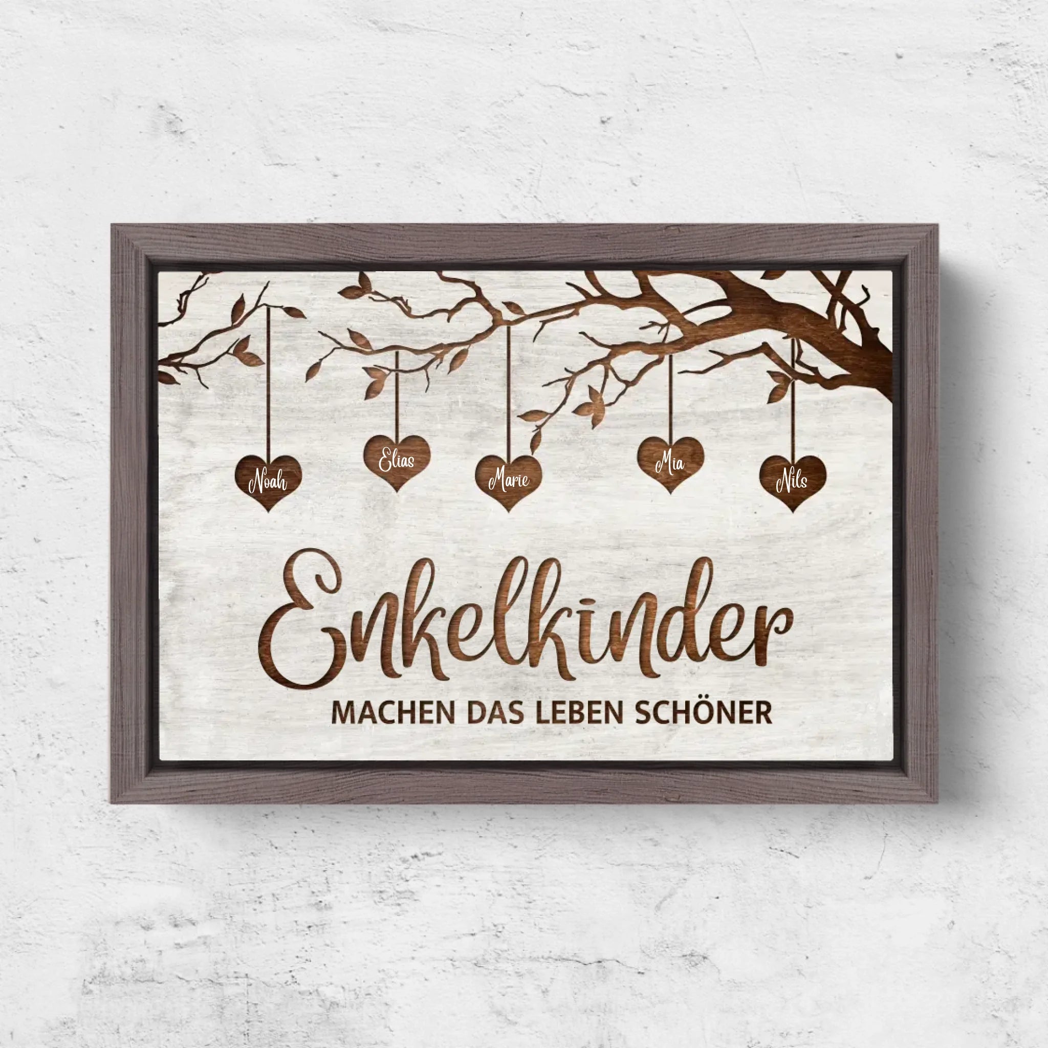 Horizontal Framd Canvas-Ovak