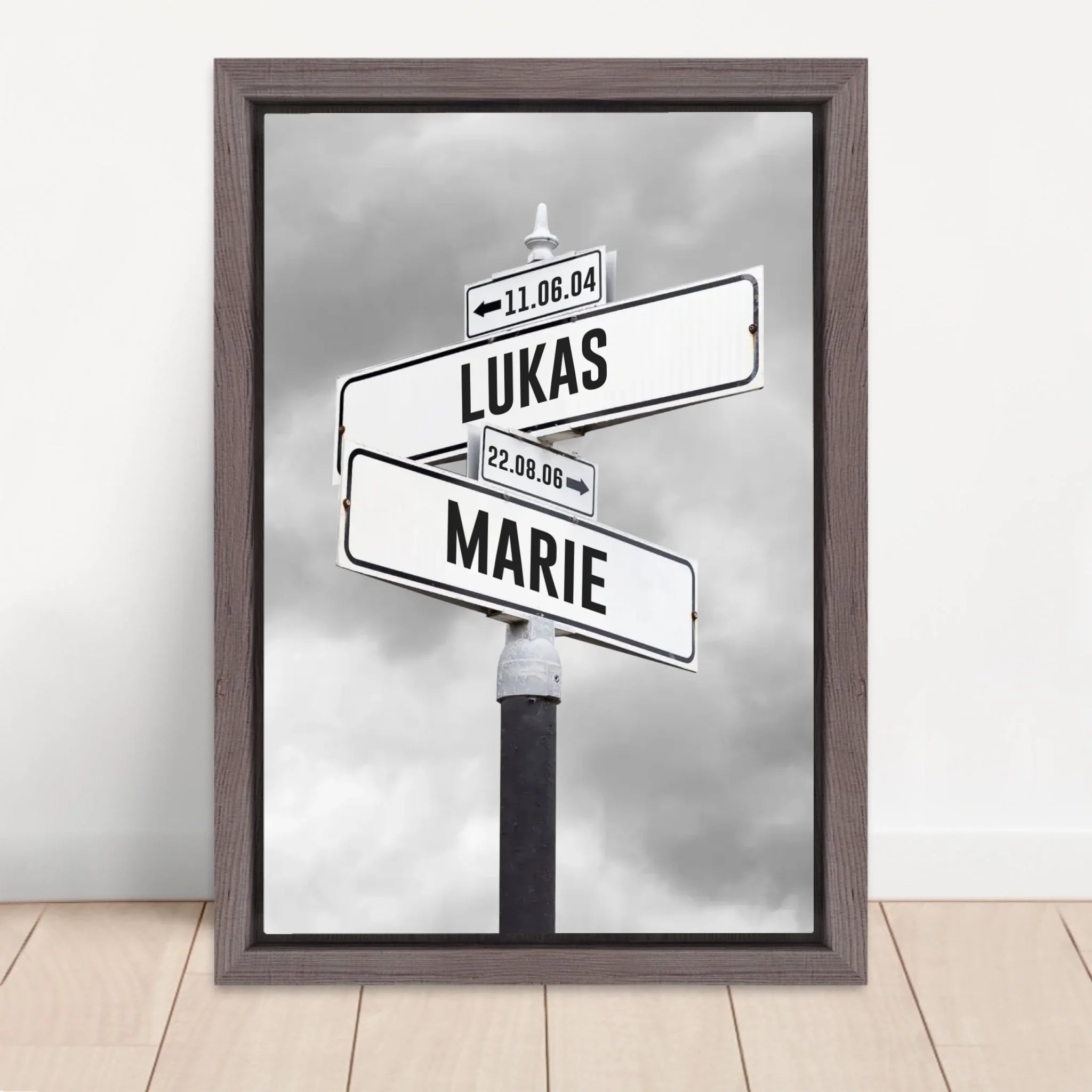 Vertical Framed  Canvas-Oak 2026