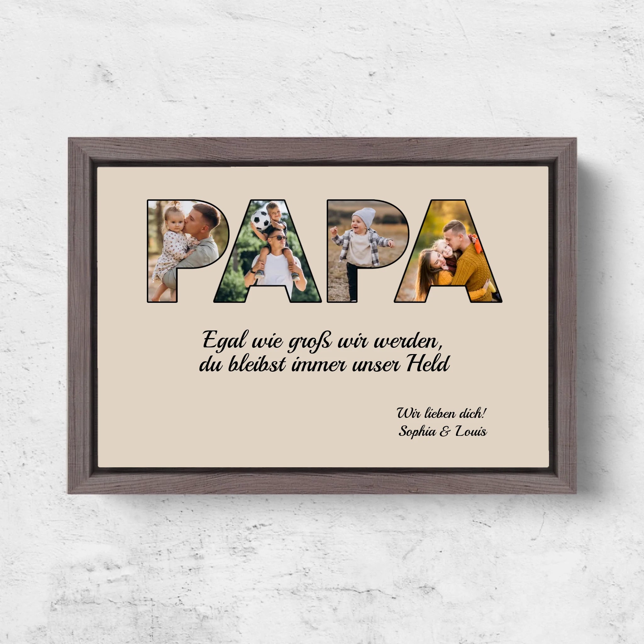 Horizontal Framd Canvas-Ovak