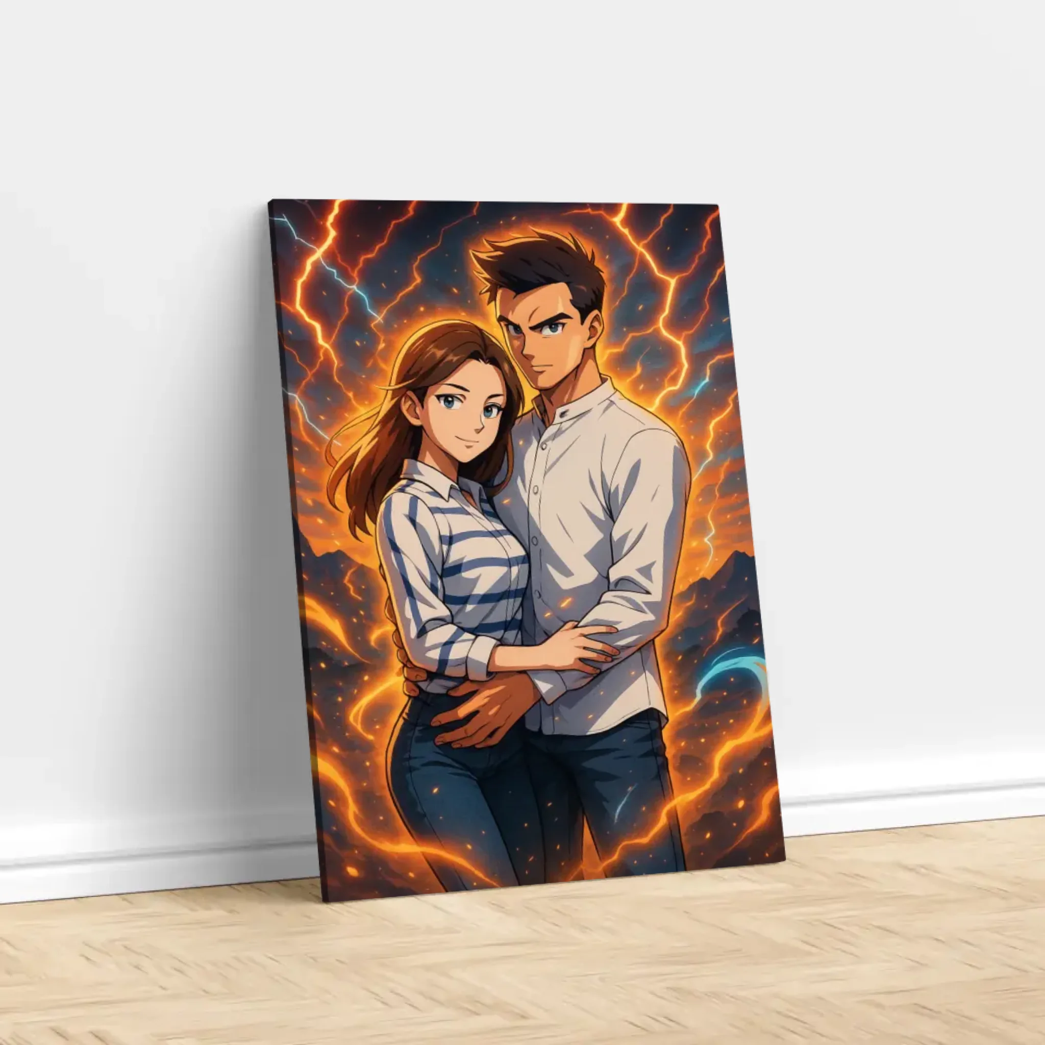 Personalisierte Leinwand – Anime-Stil