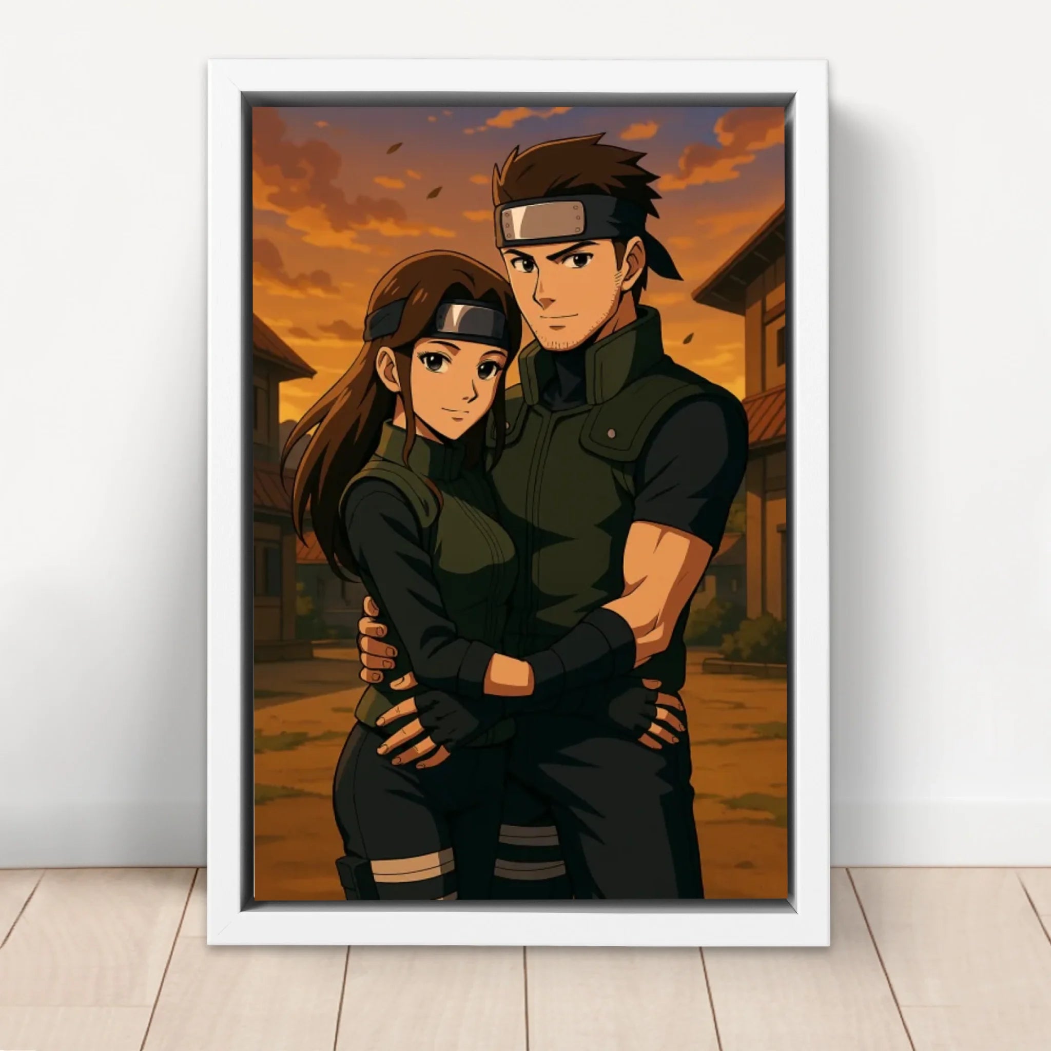 Personalisierte Leinwand – Ninja-Stil