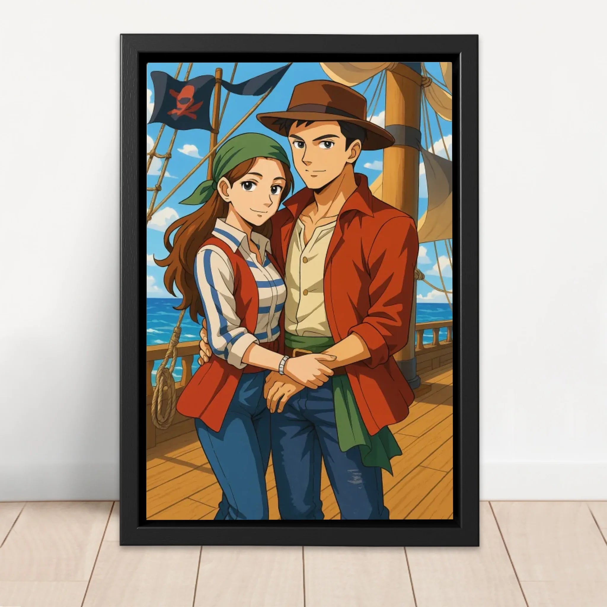 Personalisierte Leinwand – Piratencrew