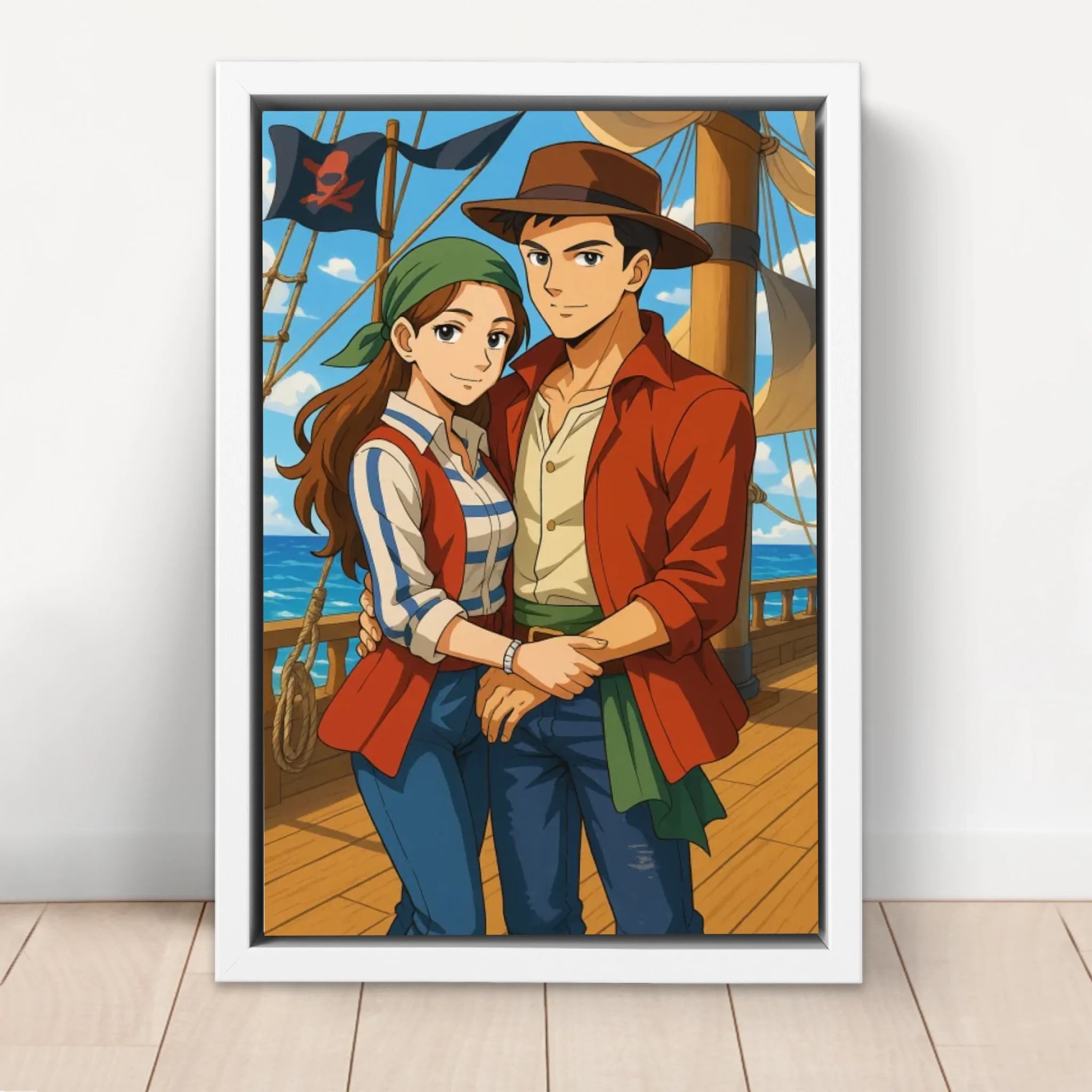 Personalisierte Leinwand – Piratencrew