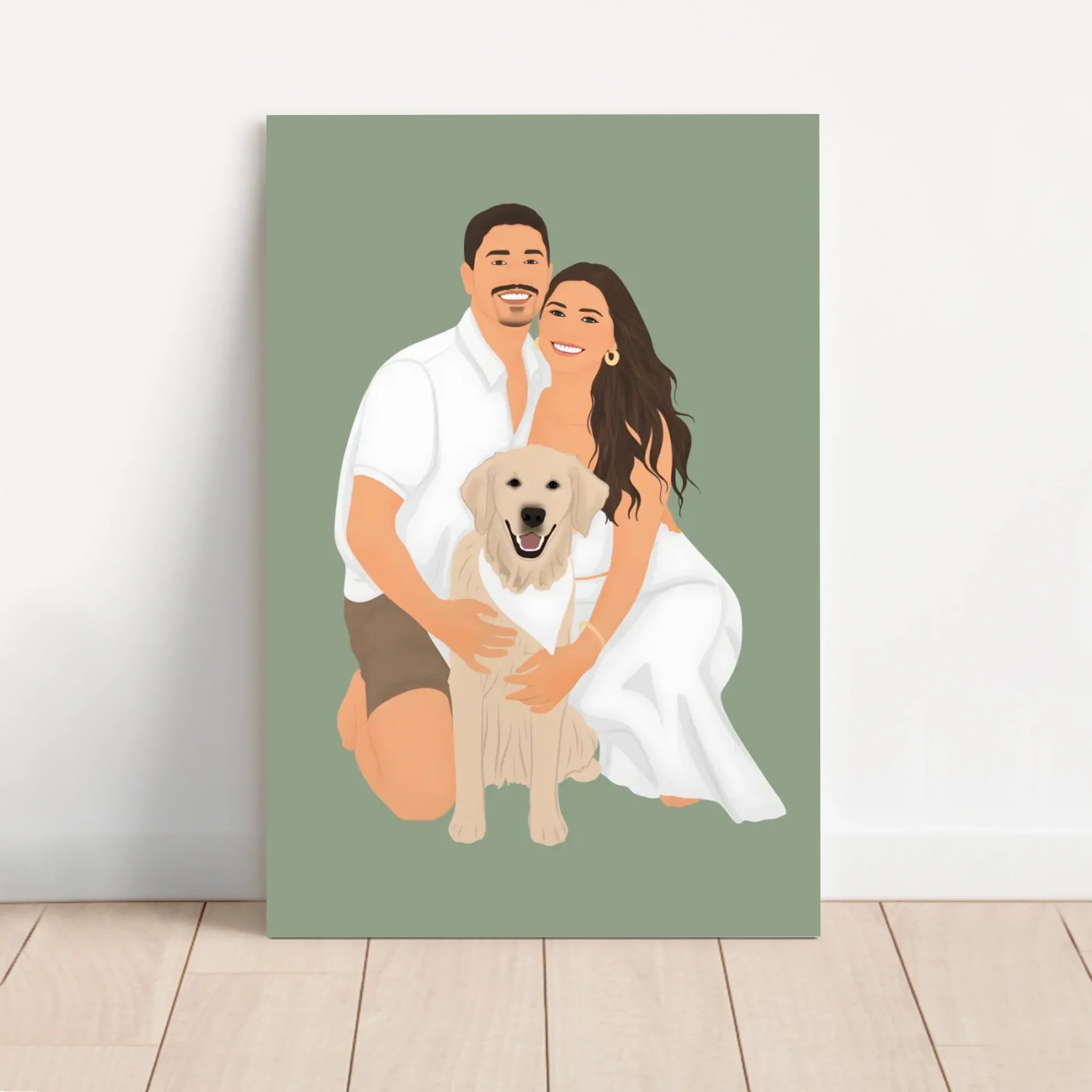 Personalisierte Leinwand – Gesichtsloses Porträt nach Foto