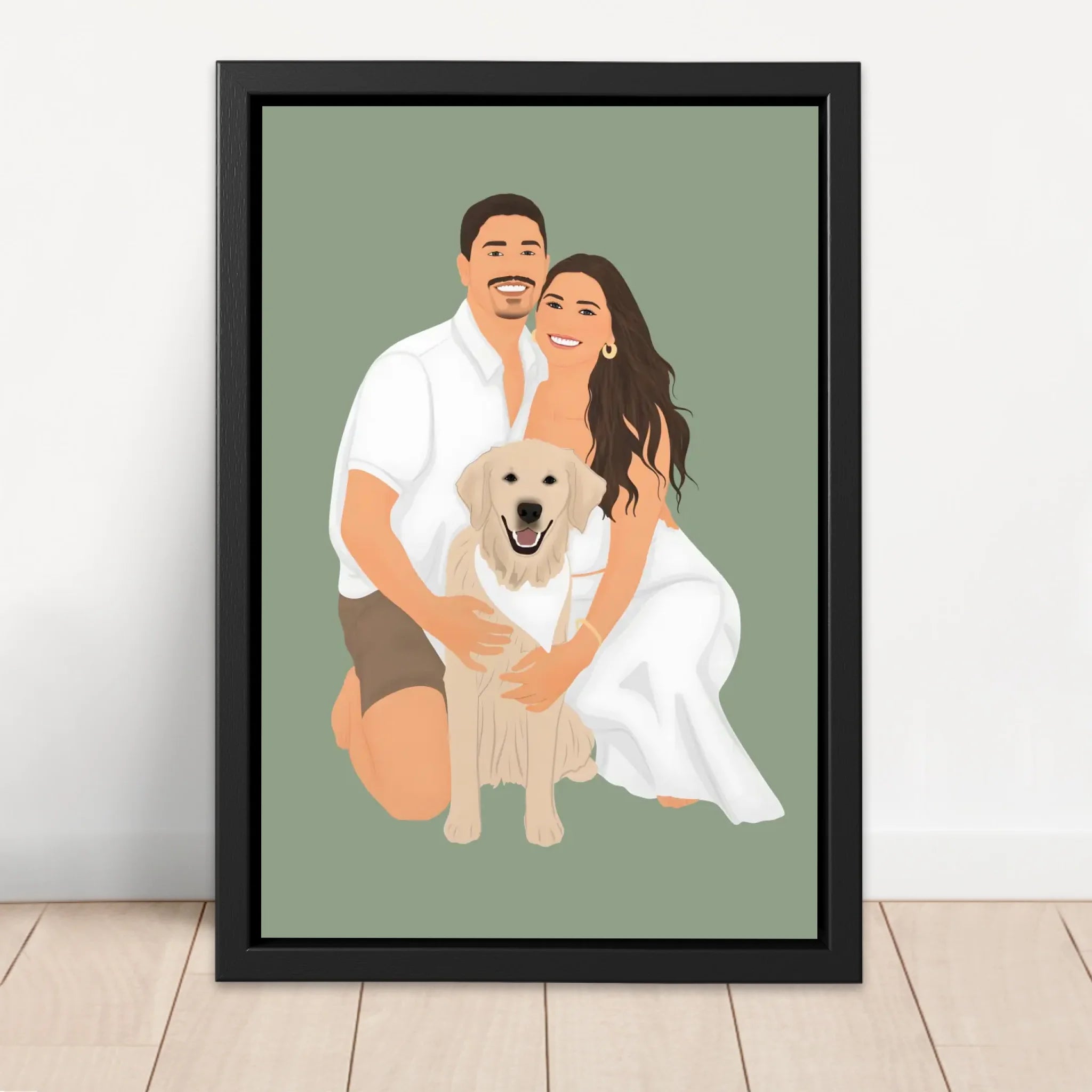 Personalisierte Leinwand – Gesichtsloses Porträt nach Foto