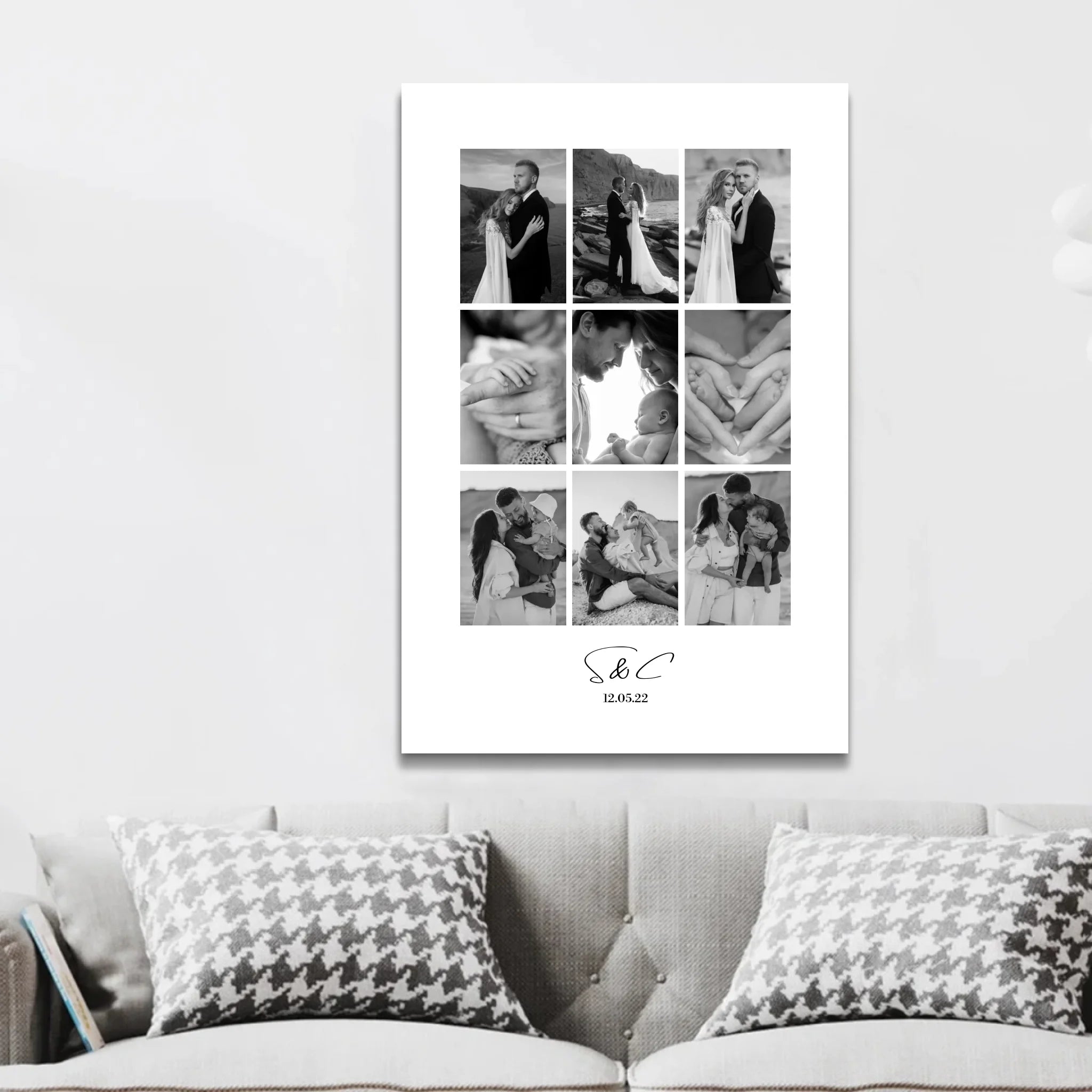 Personalisierte Leinwand – Individuelle Fotocollage